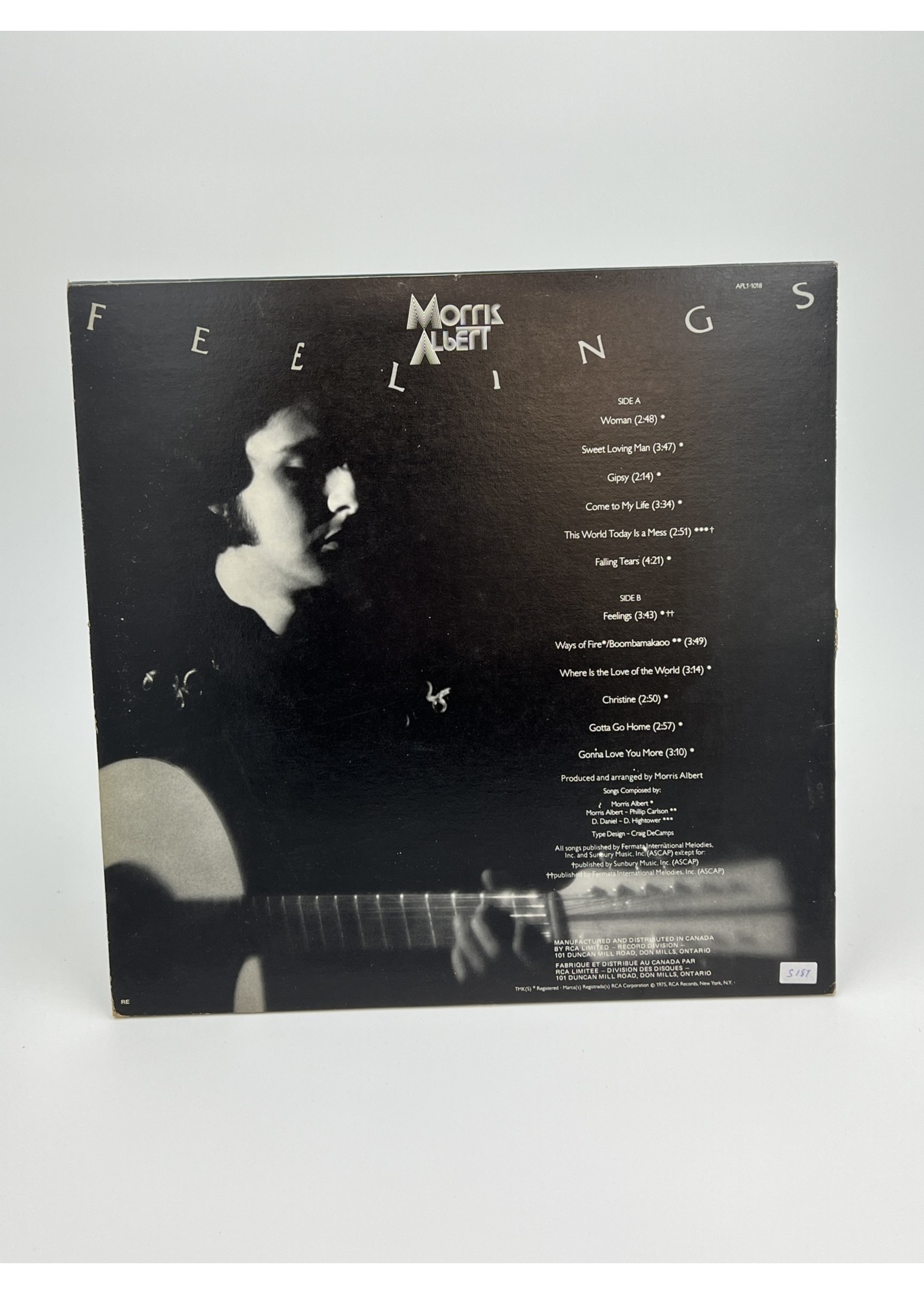 LP Morris Albert Feelings LP Record