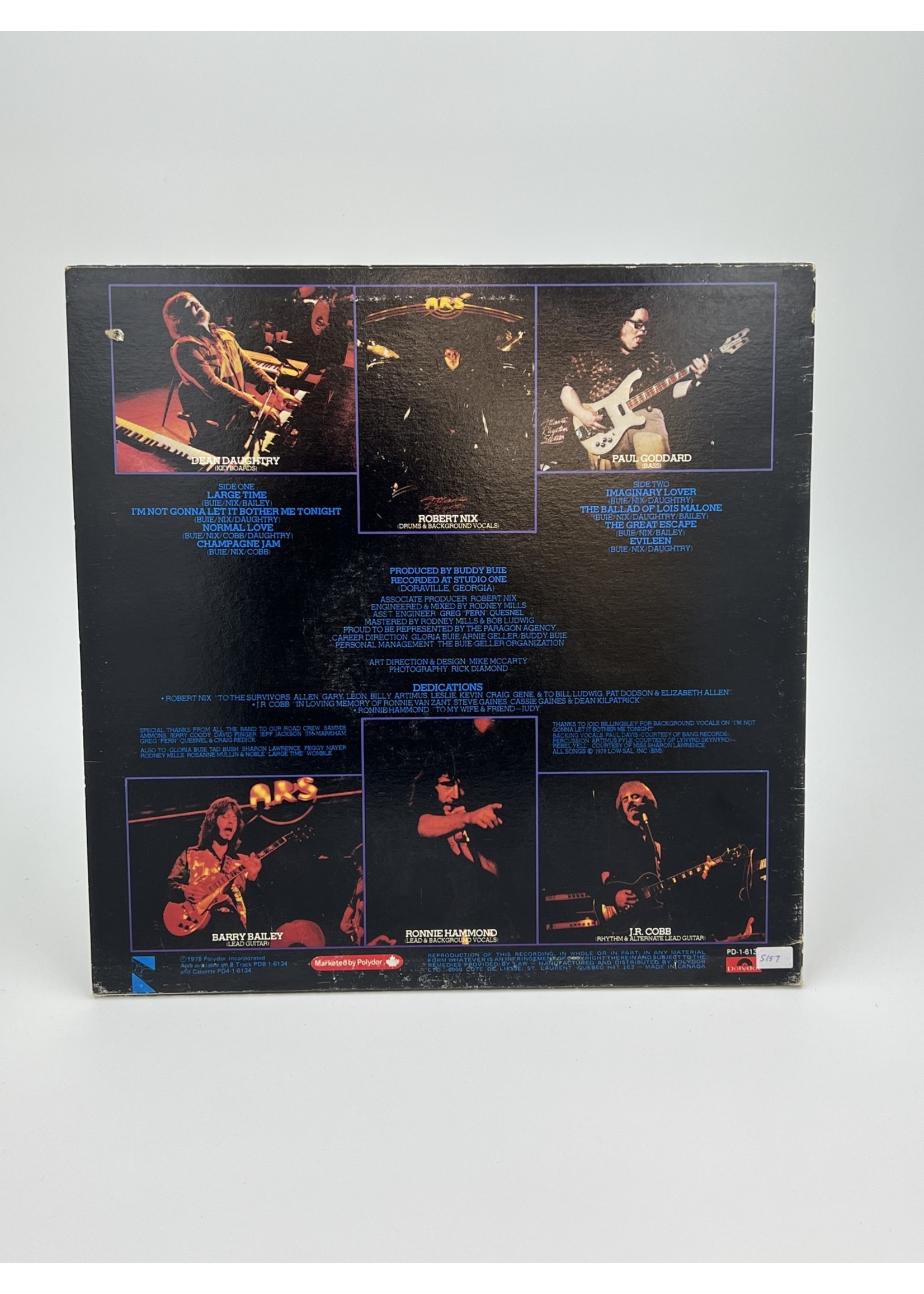 LP Atlanta Rhythm Section Champagne Jam LP Record