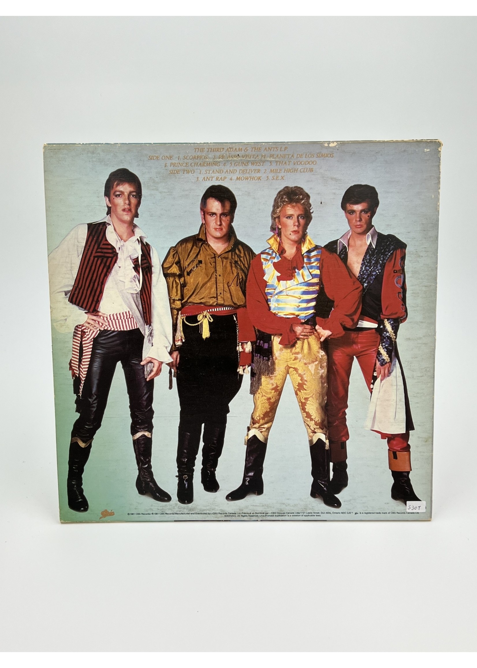 LP Adam and The Ants Prince Charming LP Record