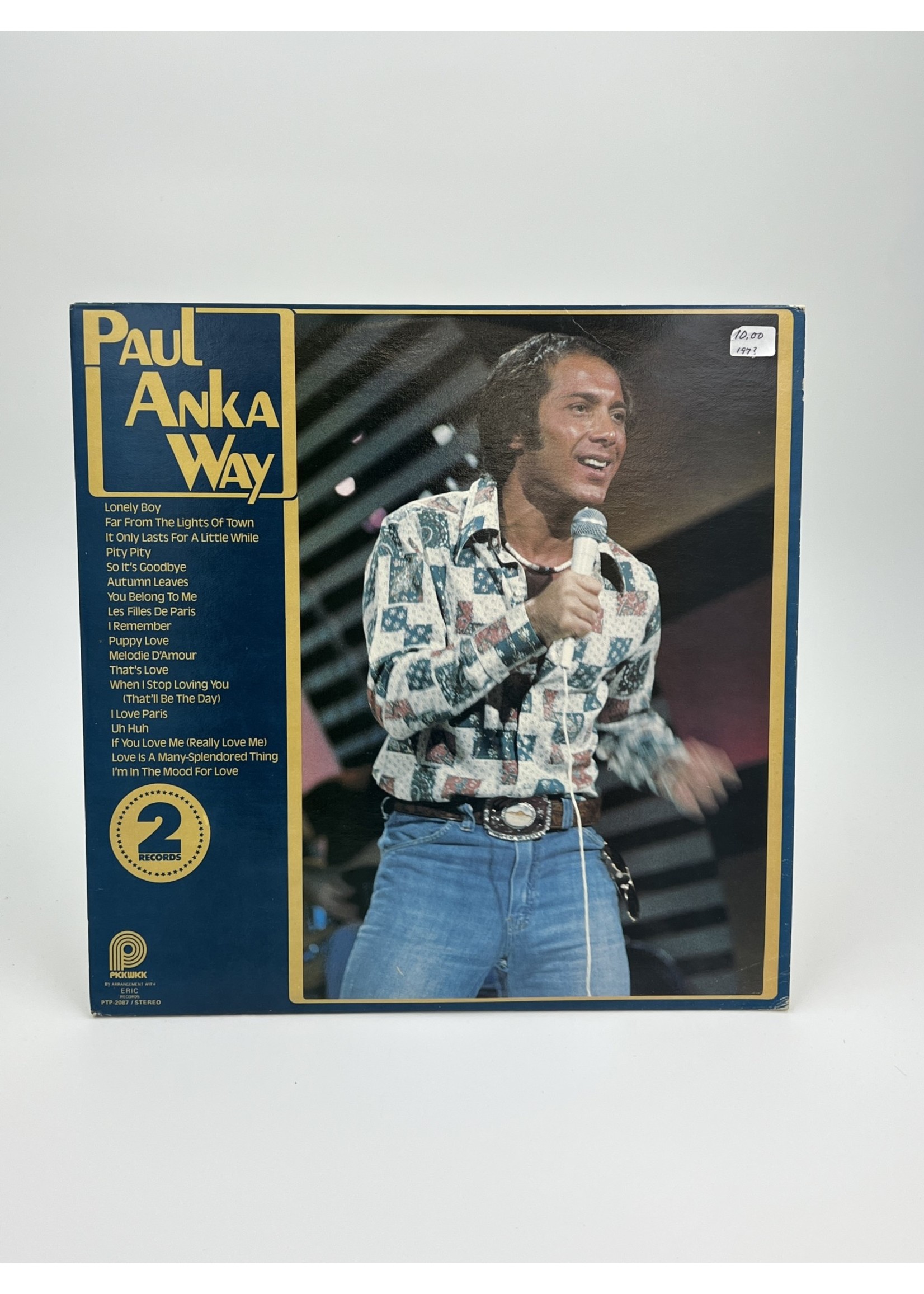 LP Paul Anka Way LP Record