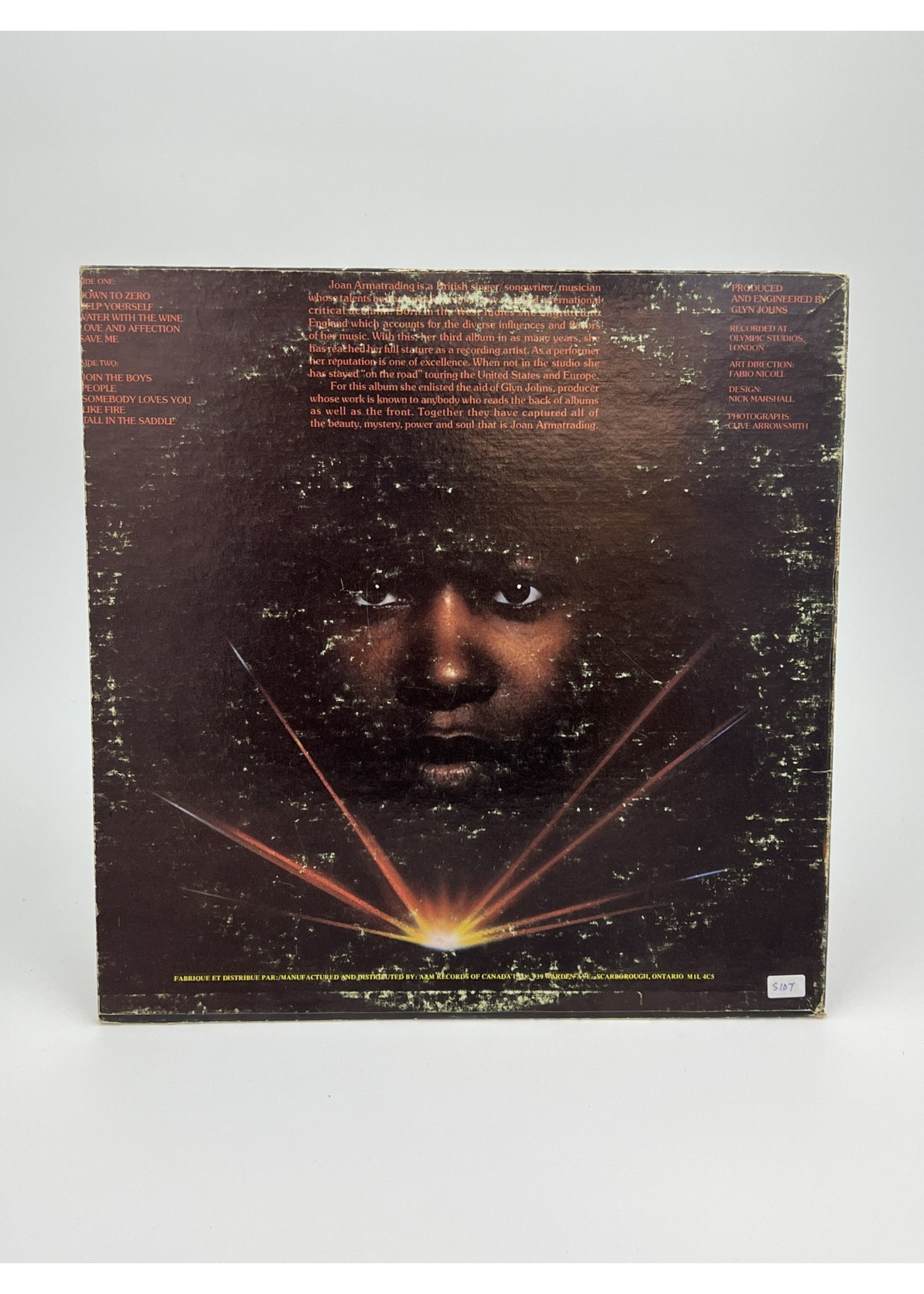 LP Joan Armatrading LP Record