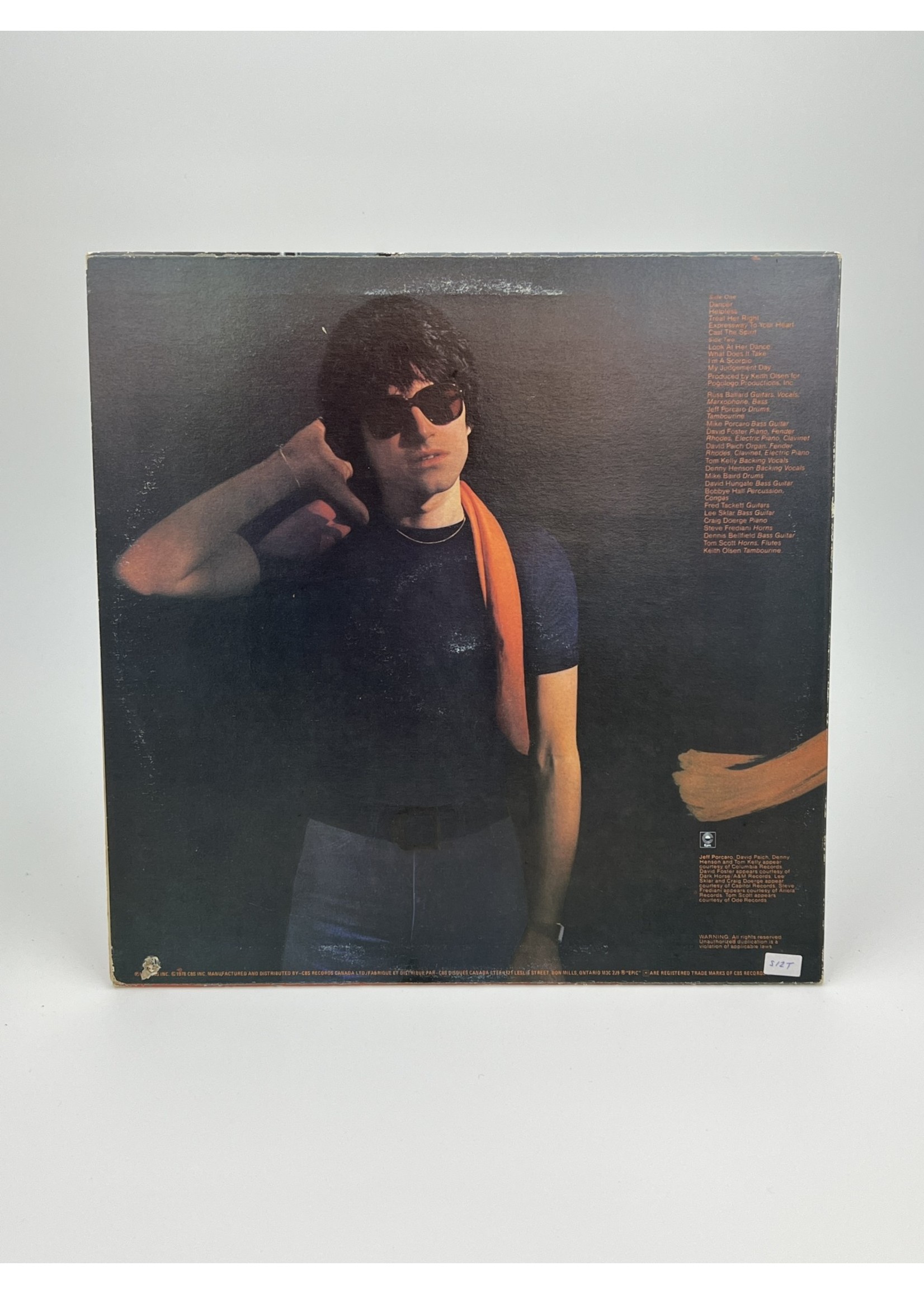 LP Russ Ballard At The Third Stroke LP Record