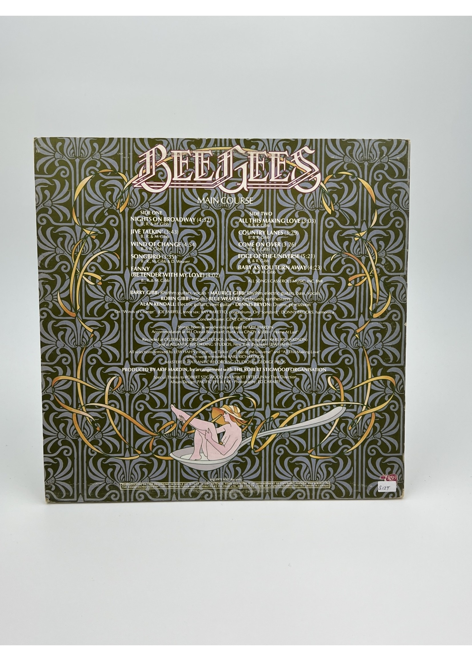 LP Bee Gees Main Course LP Record