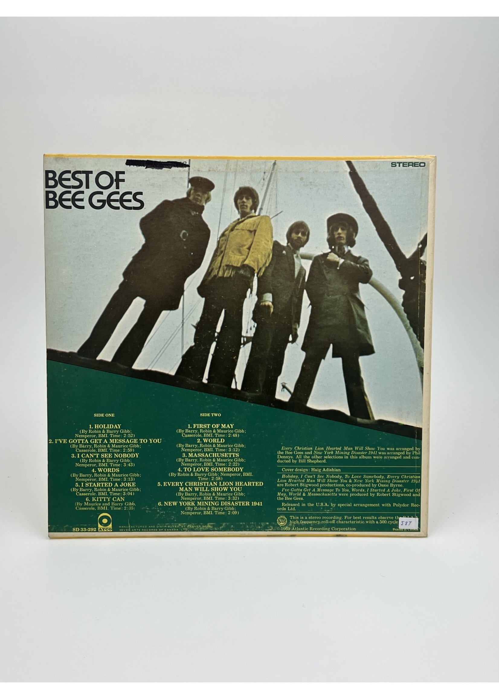 LP Best of Bee Gees LP Record