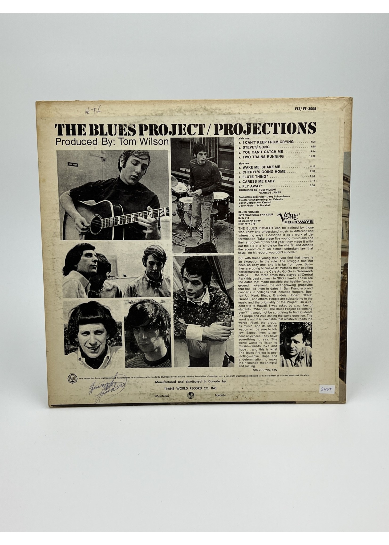 LP The Blues Project Projections LP Record