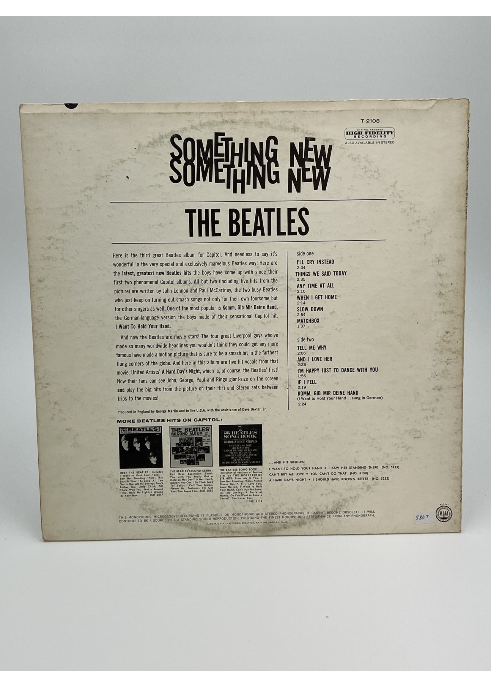 LP The Beatles Something New LP Record