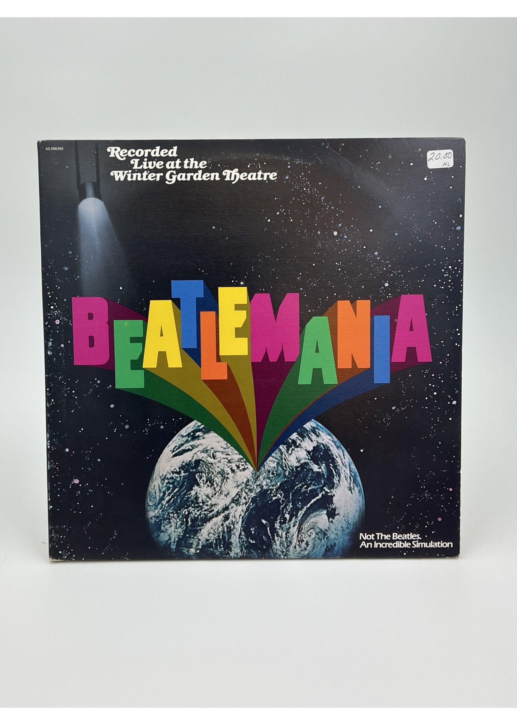 LP Beatlemania Record Live Not the Beatles LP Record