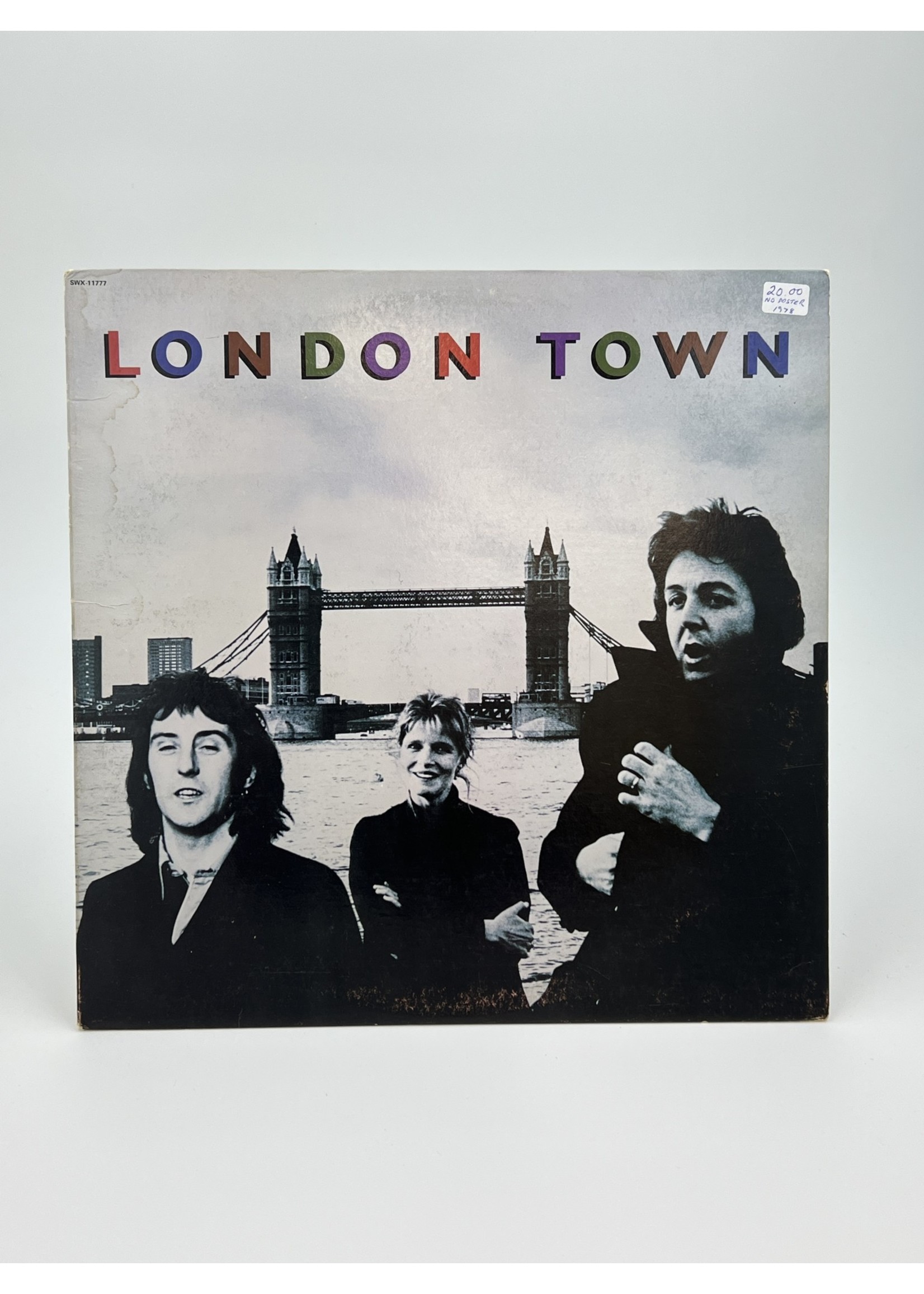 LP Wings London Town var2 LP Record