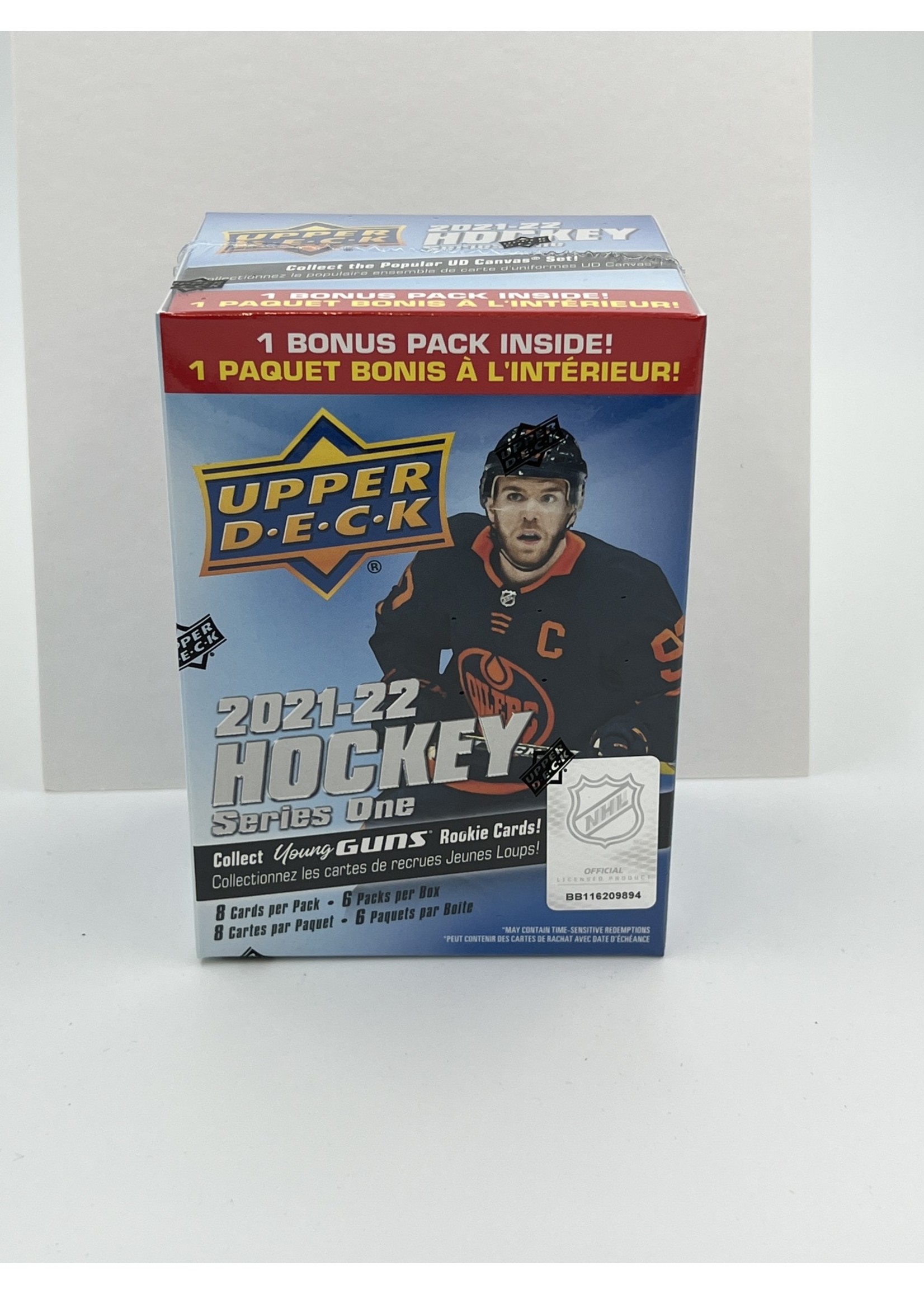 Upper Deck   2021 22 Upper Deck Hockey Series One Blaster Box
