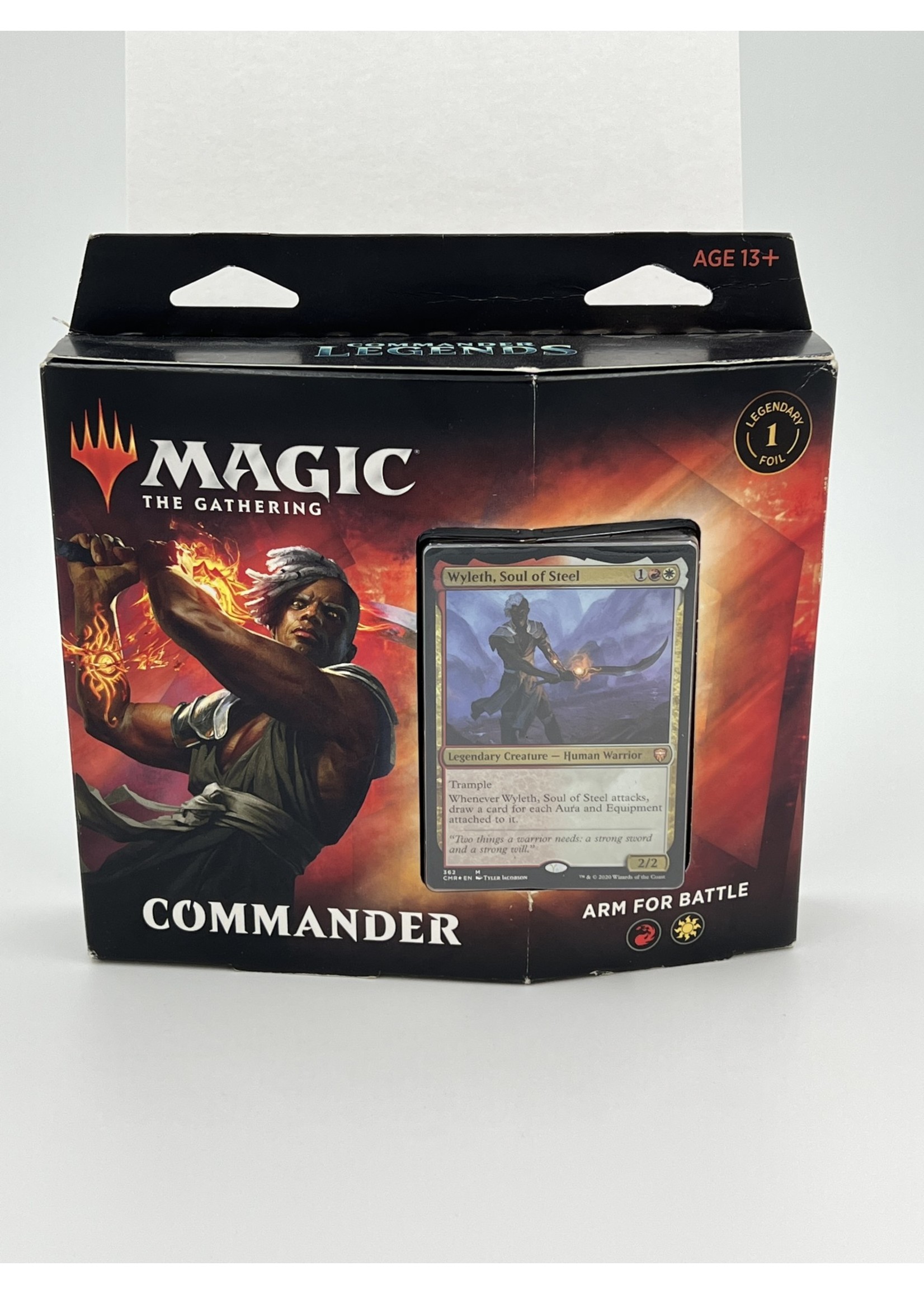 Magic   Magic The Gathering Commander Deck Arm For Battle Wyleth Soul of Steel