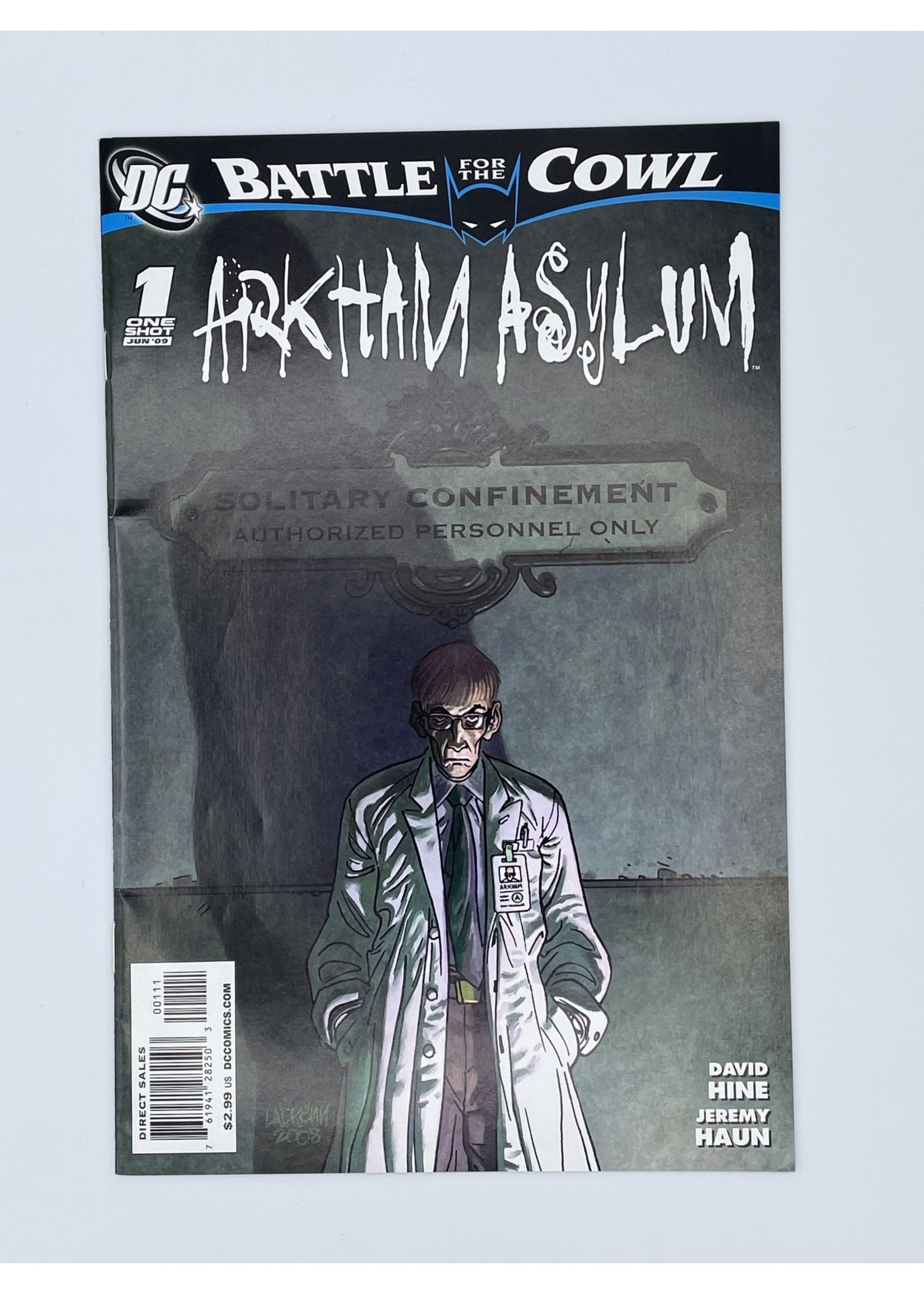 DC BatmanBattle For The Cowl Arkham Asylum #1 Dc June 2009