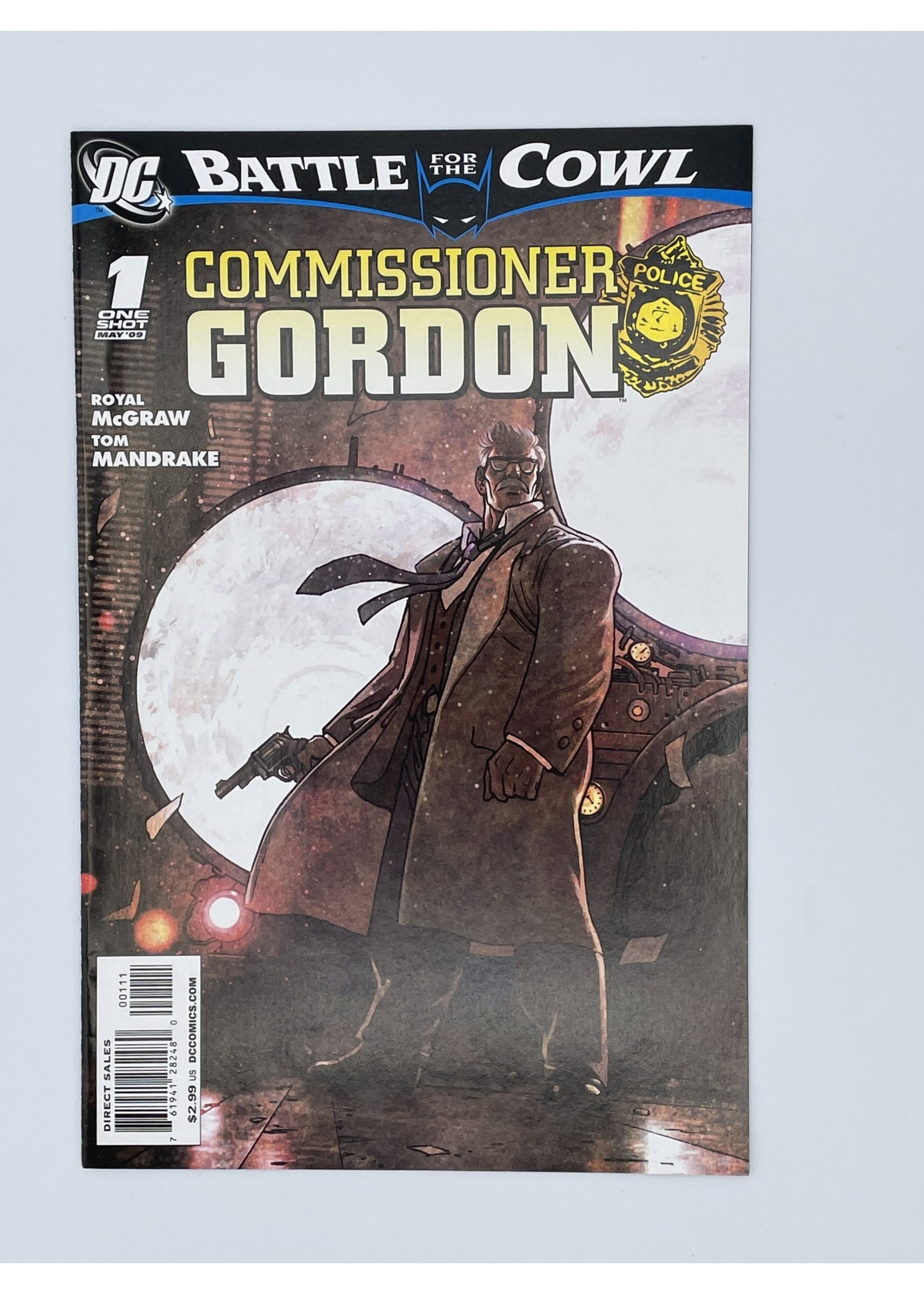 DC Battle For The Cowl Commissioner  Gordon #1 Dc May 2009