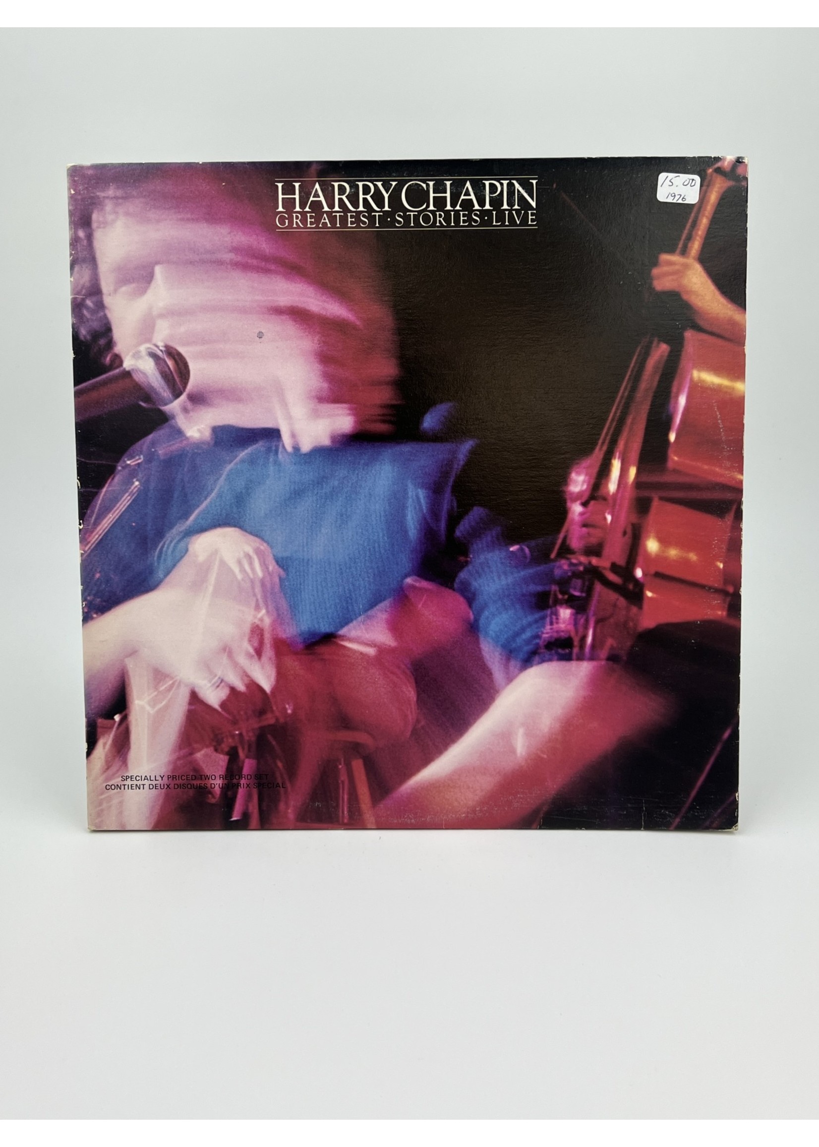 LP Harry Chapin Greatest Stories Live LP Record