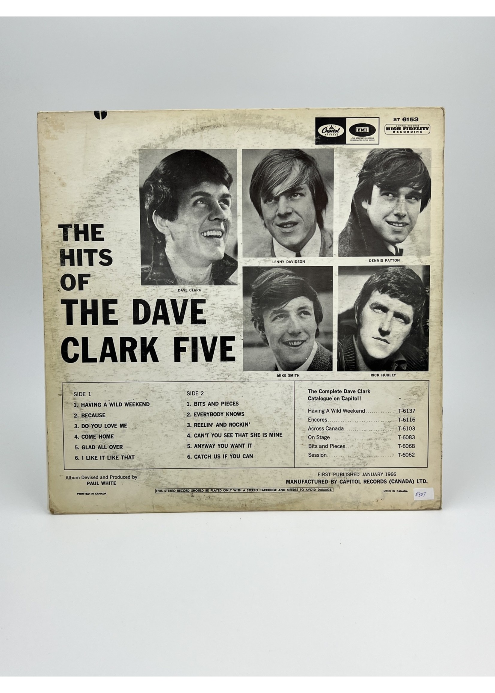 The Hits of the Dave Clark Five LP Record - This N That