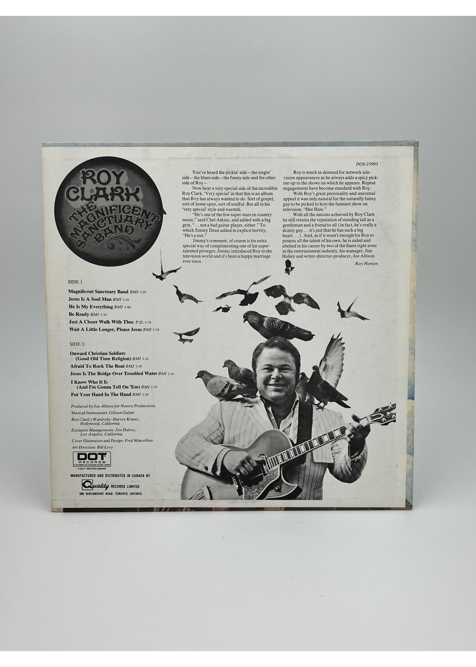 Roy Clark The Magnificent Sanctuary Band Lp Record