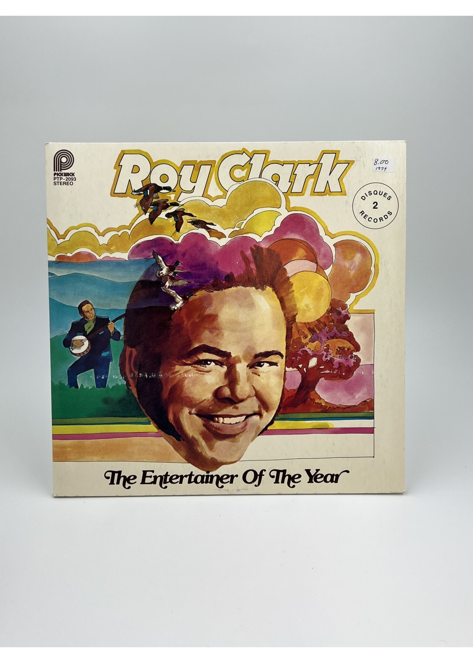 LP Roy Clark The Entertainer of the Year LP Record