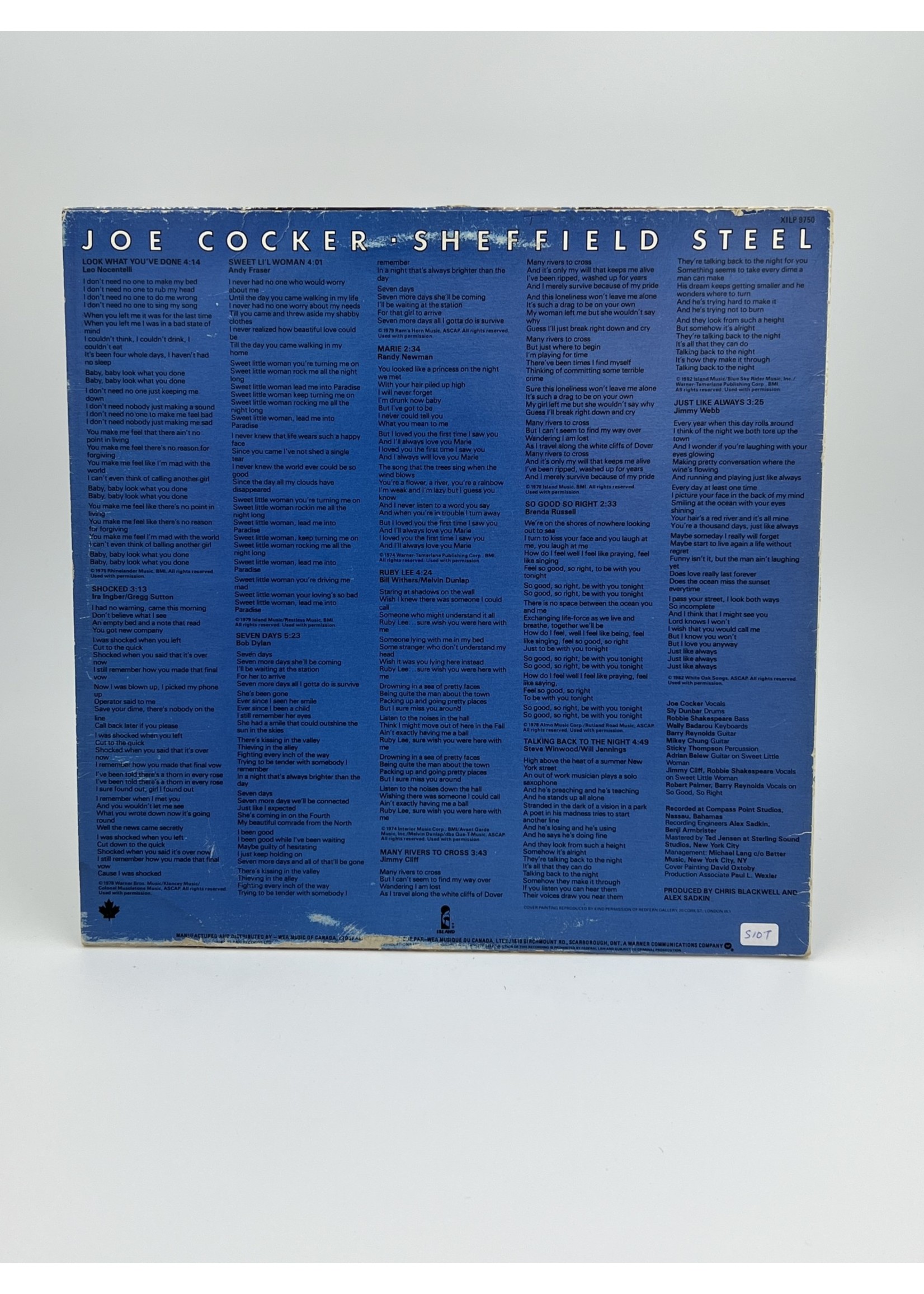 LP Joe Cocker Sheffield Steel var3 LP Record