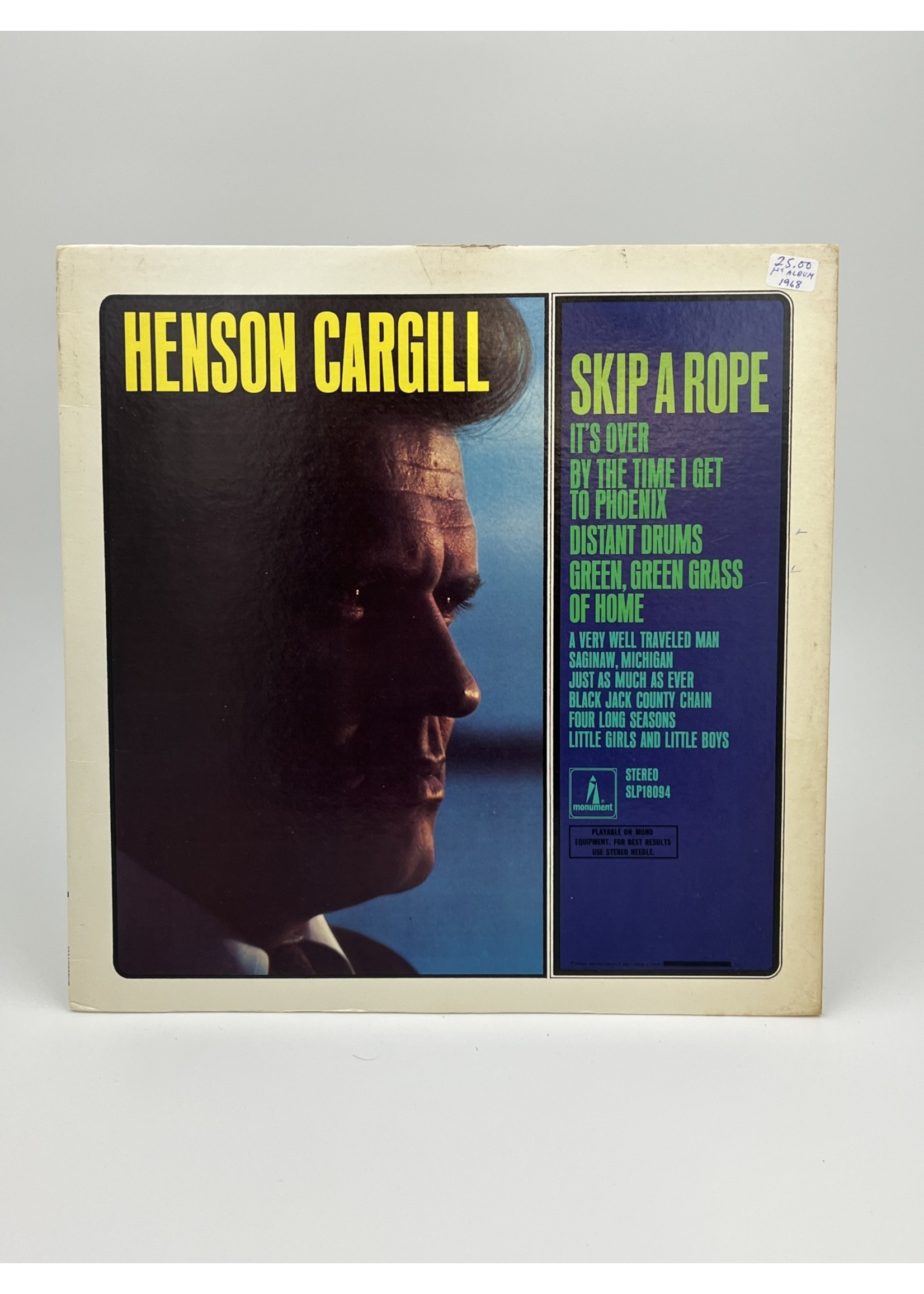 LP Henson Cargill Skip A Rope LP Record