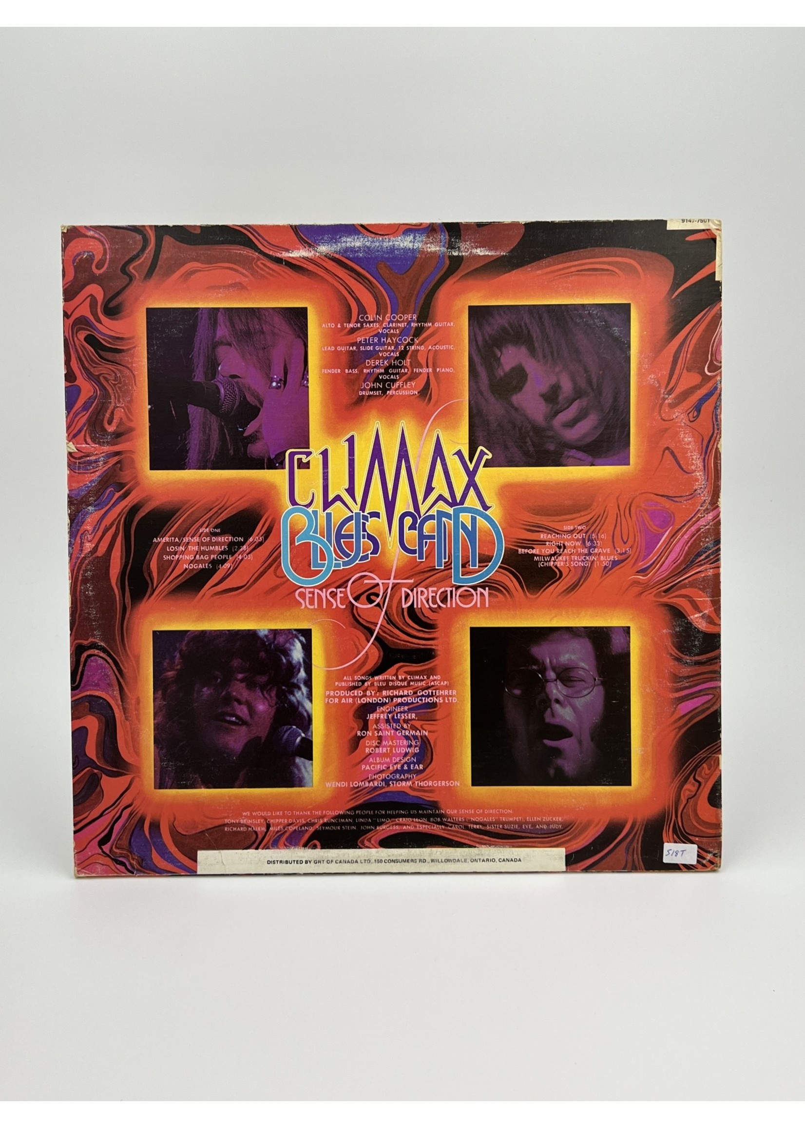 LP Climax Blues Band Sense of Direction LP Record