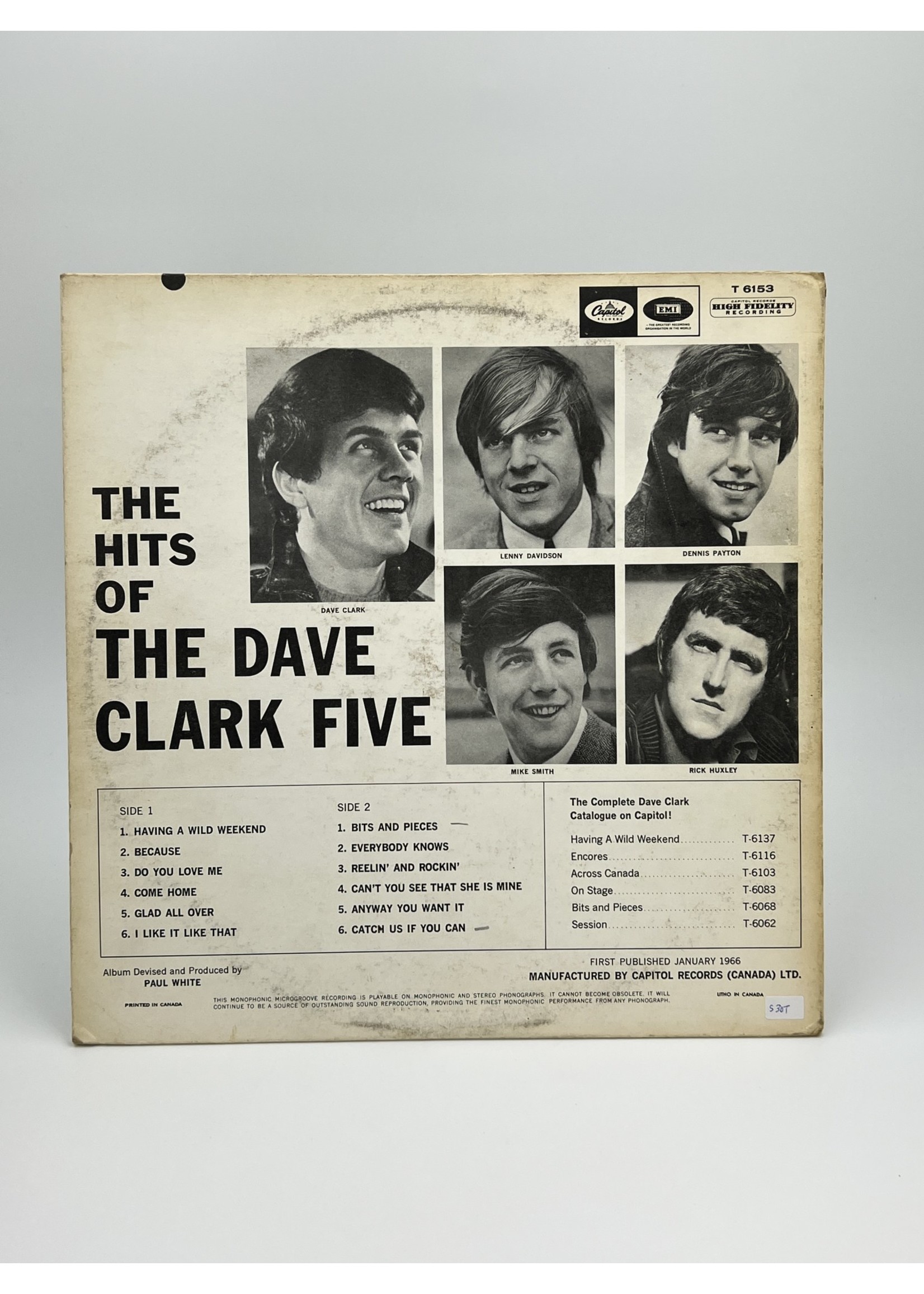 LP The Hits of the Dave Clark Five var2 LP Record