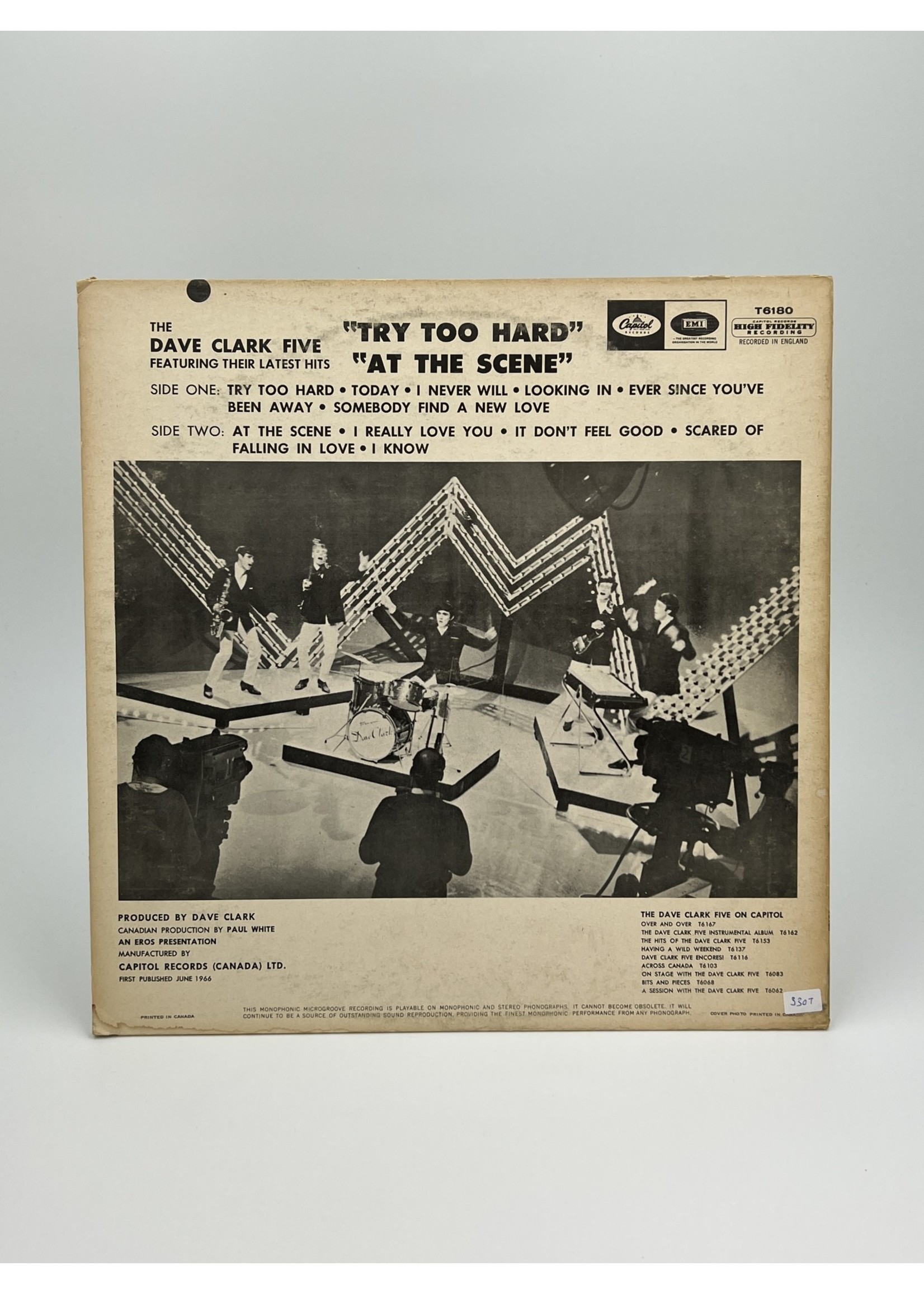 LP The Dave Clark Five at the Scene LP Record