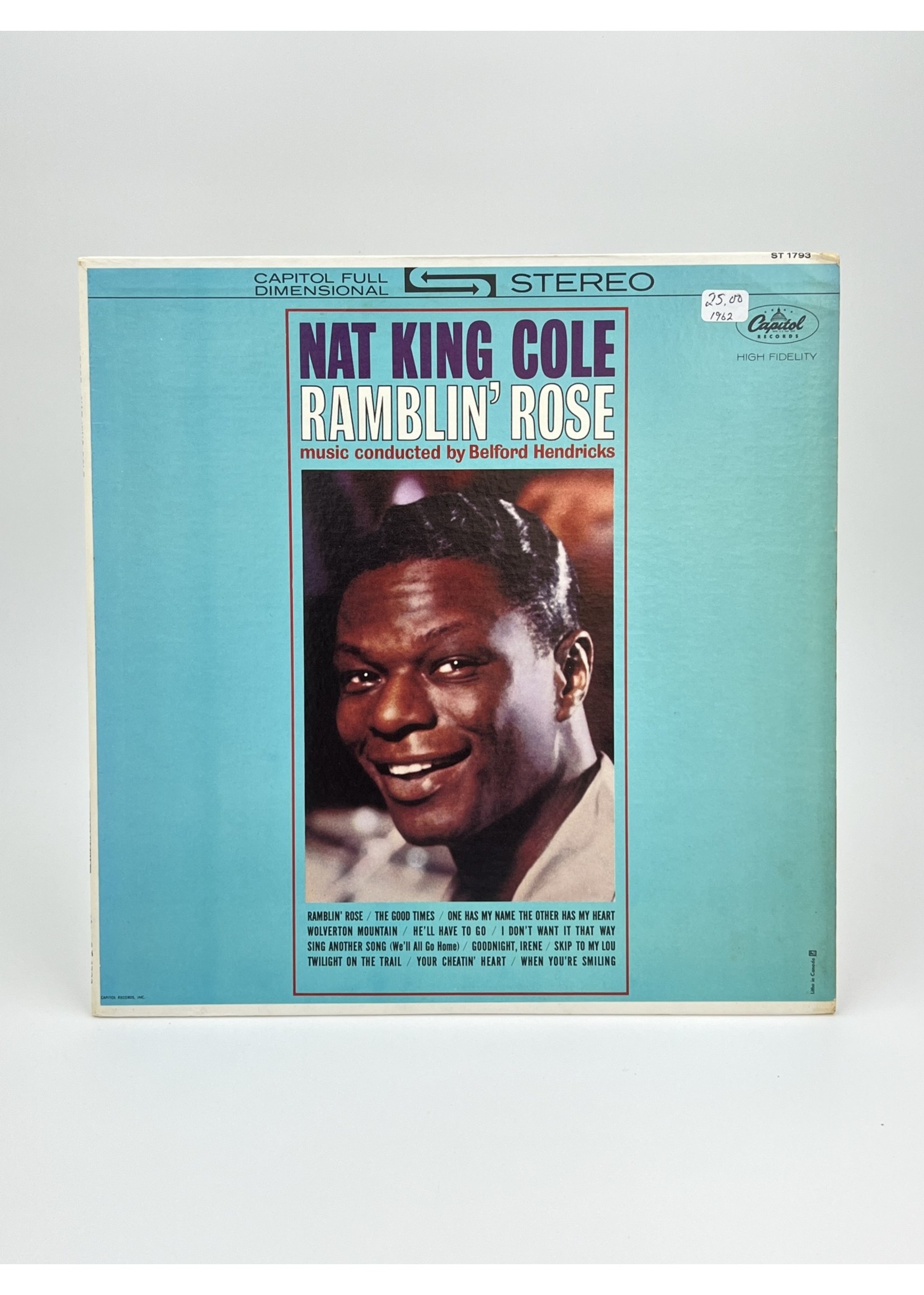 LP Nat King Cole Ramblin Rose LP Record