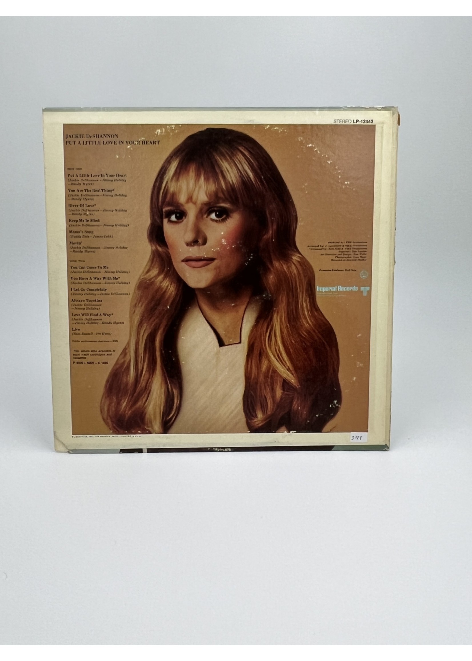 LP Jackie De Shannon Put a Little Love in your Heart LP Record