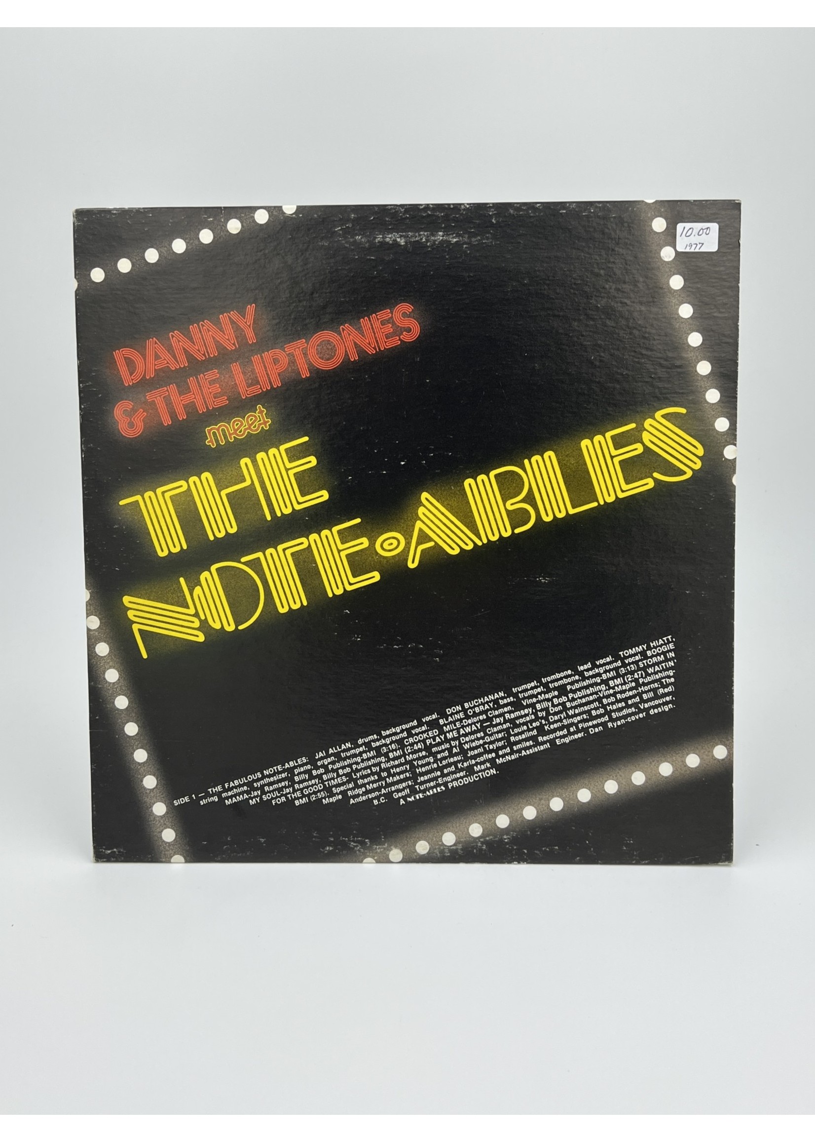 LP Danny & The Liptones meet The Note Ables LP Record