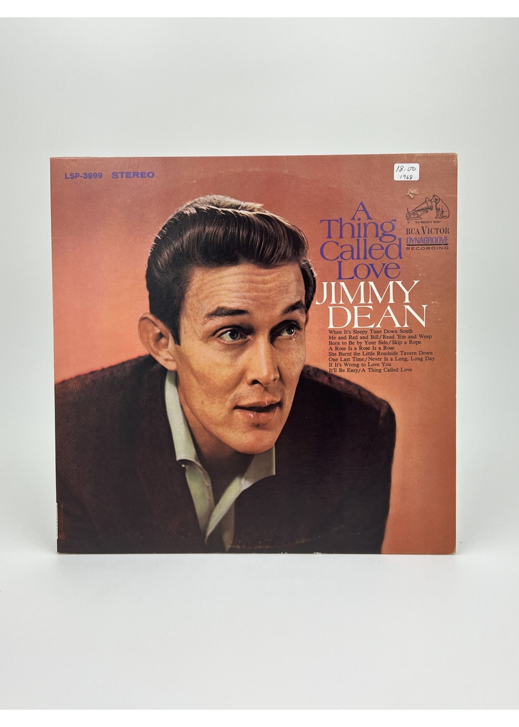 LP Jimmy Dean A Thing Called Love LP Record