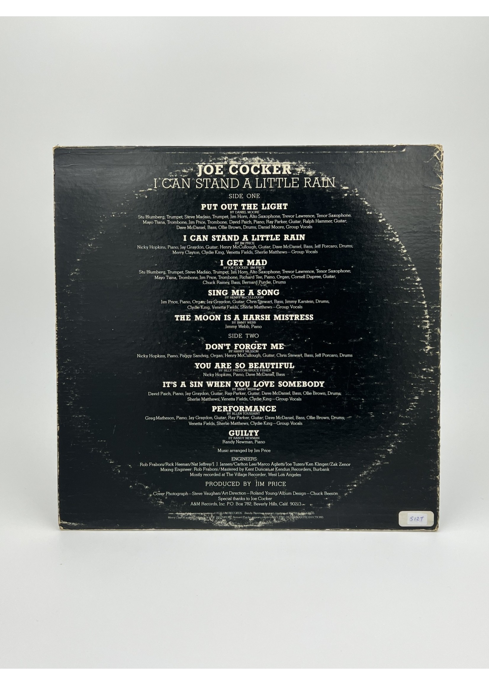 LP Joe Cocker I can stand a Little Rain LP Record