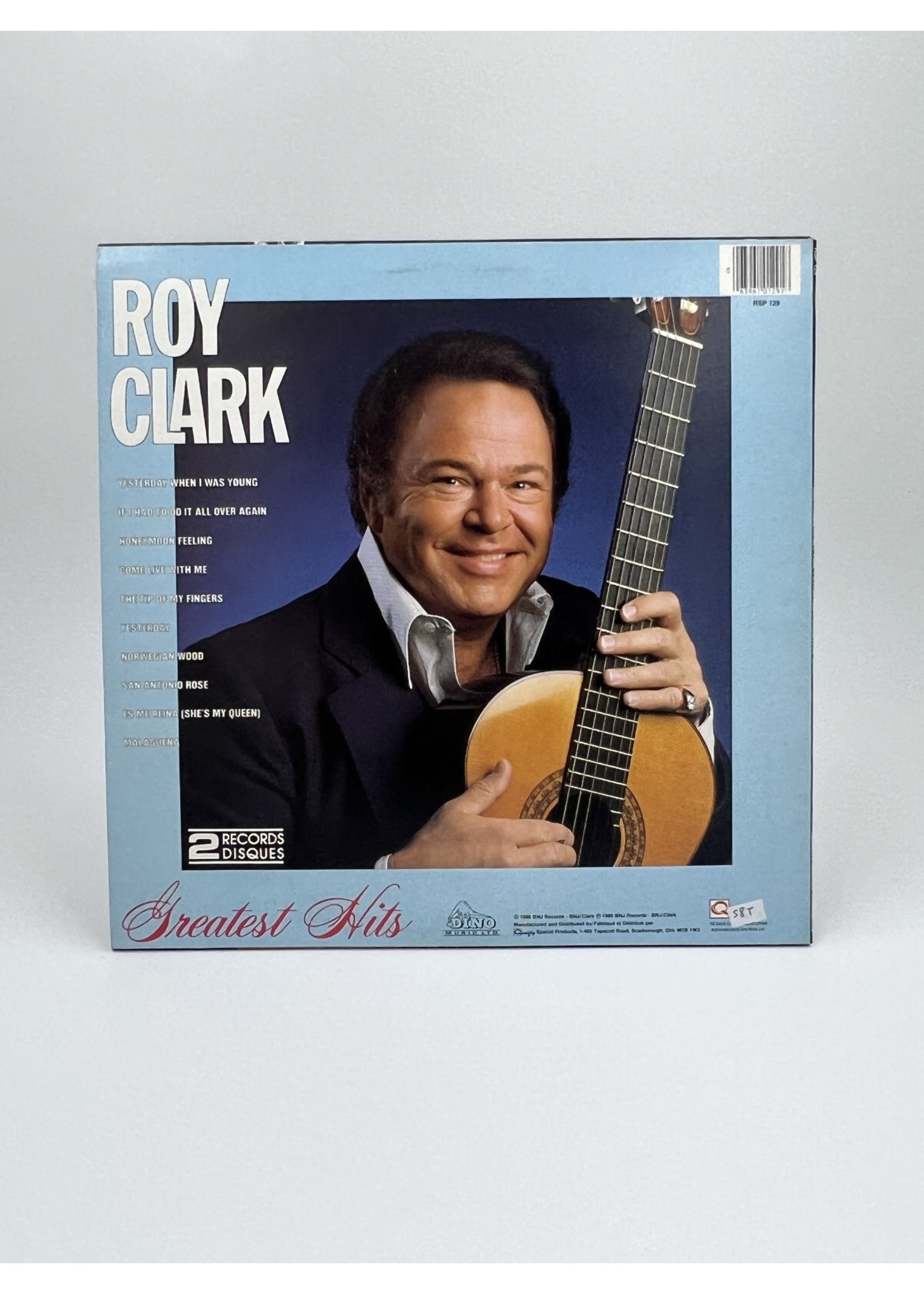 LP Roy Clark plays All Time Favorites LP Record