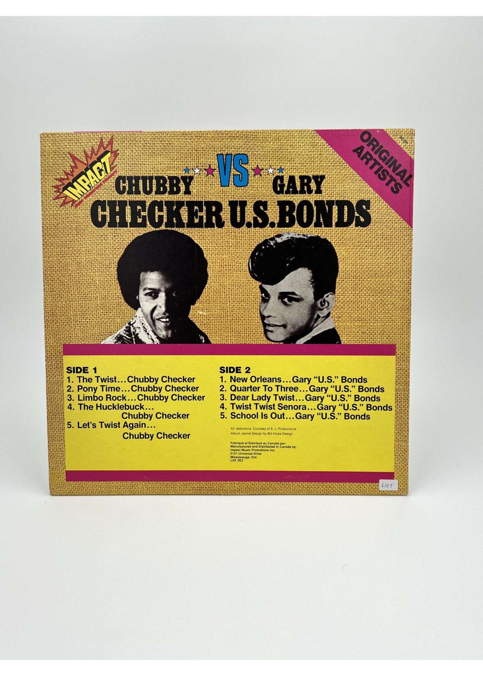 LP Chubby Checker Vs Gary US Bonds LP Record