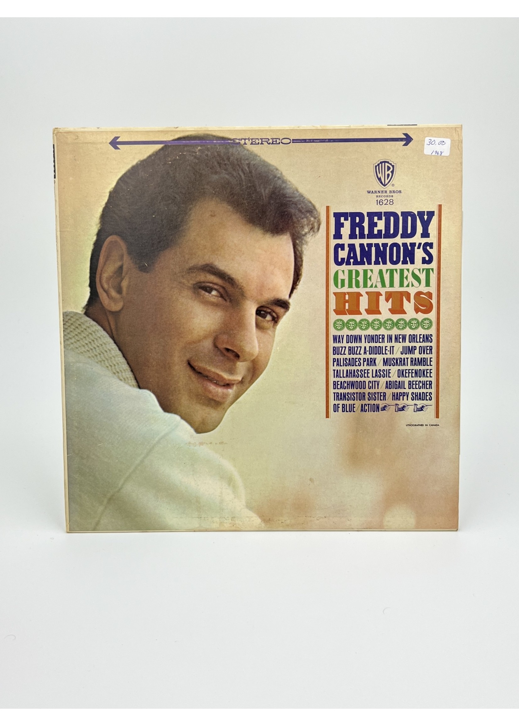 LP Freddy Cannons Greatest Hits LP Record