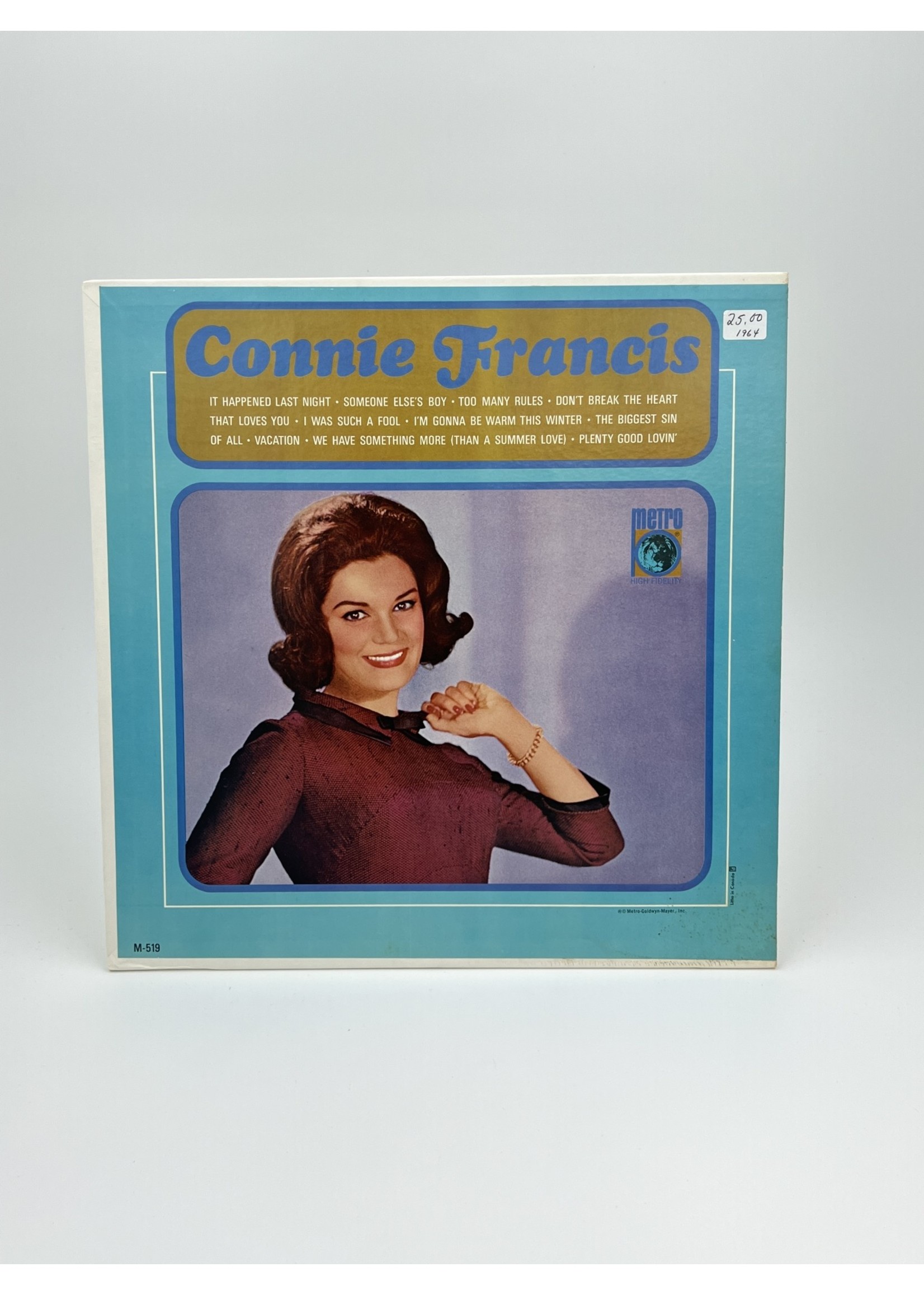 LP Connie Francis LP Record