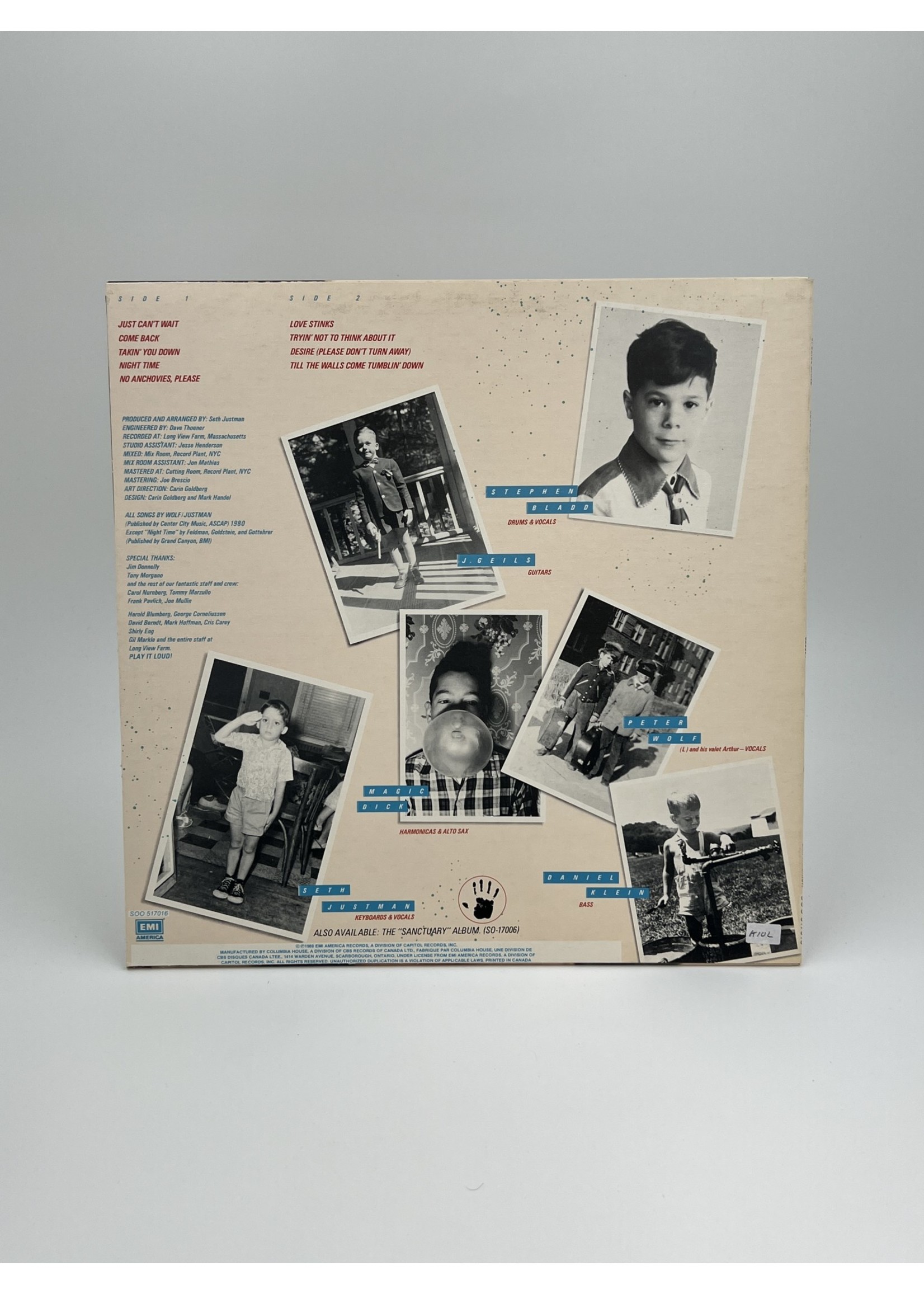 LP The J Geils Band Love Stinks LP Record