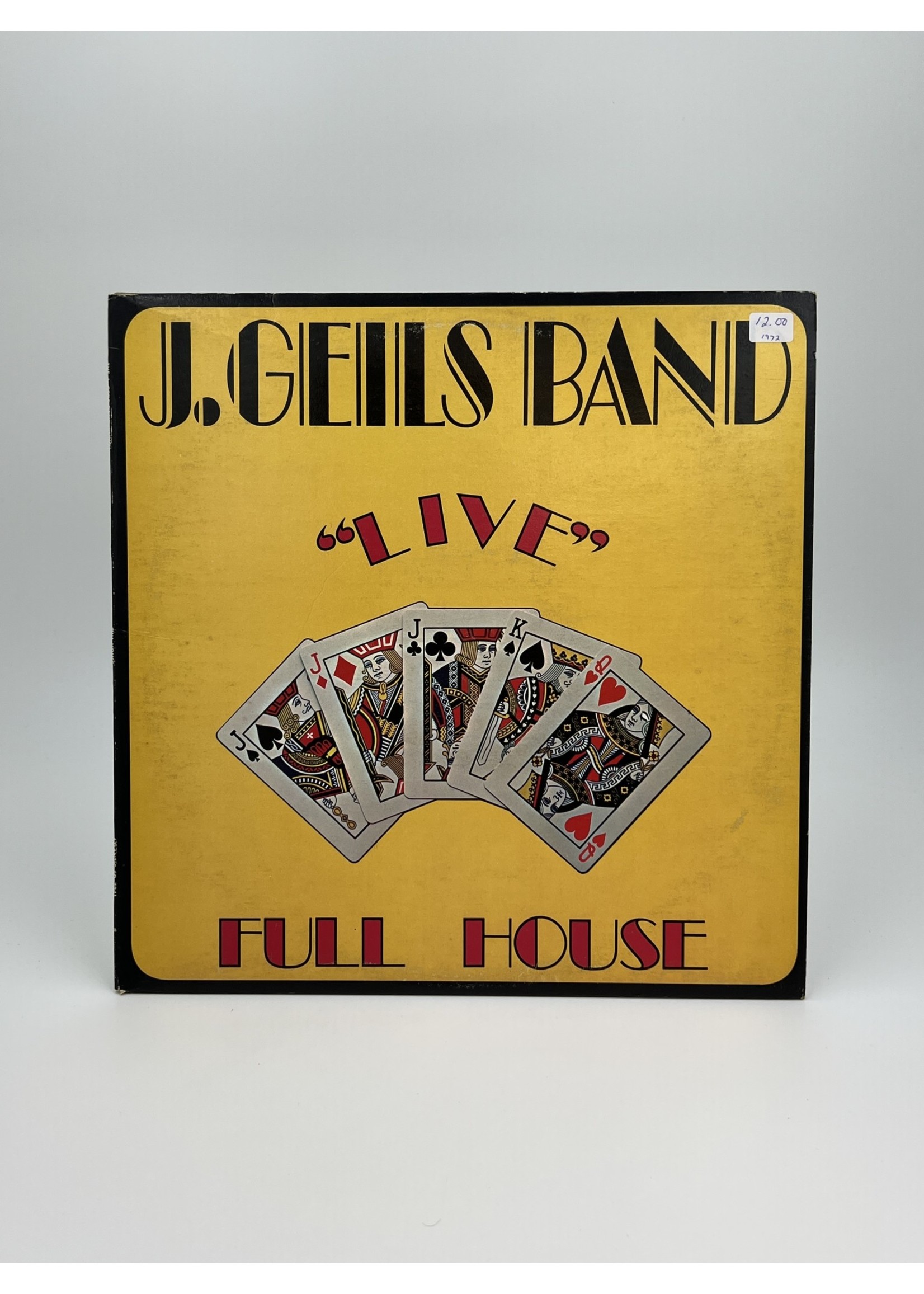 LP The J Geils Band Full House Live LP Record