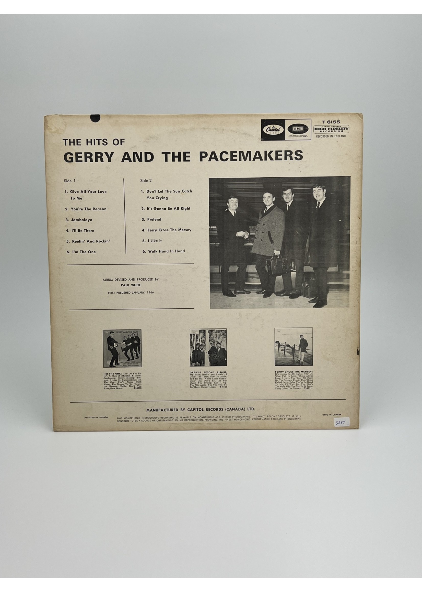 LP The Hits of Gerry and the Pacemakers LP Record