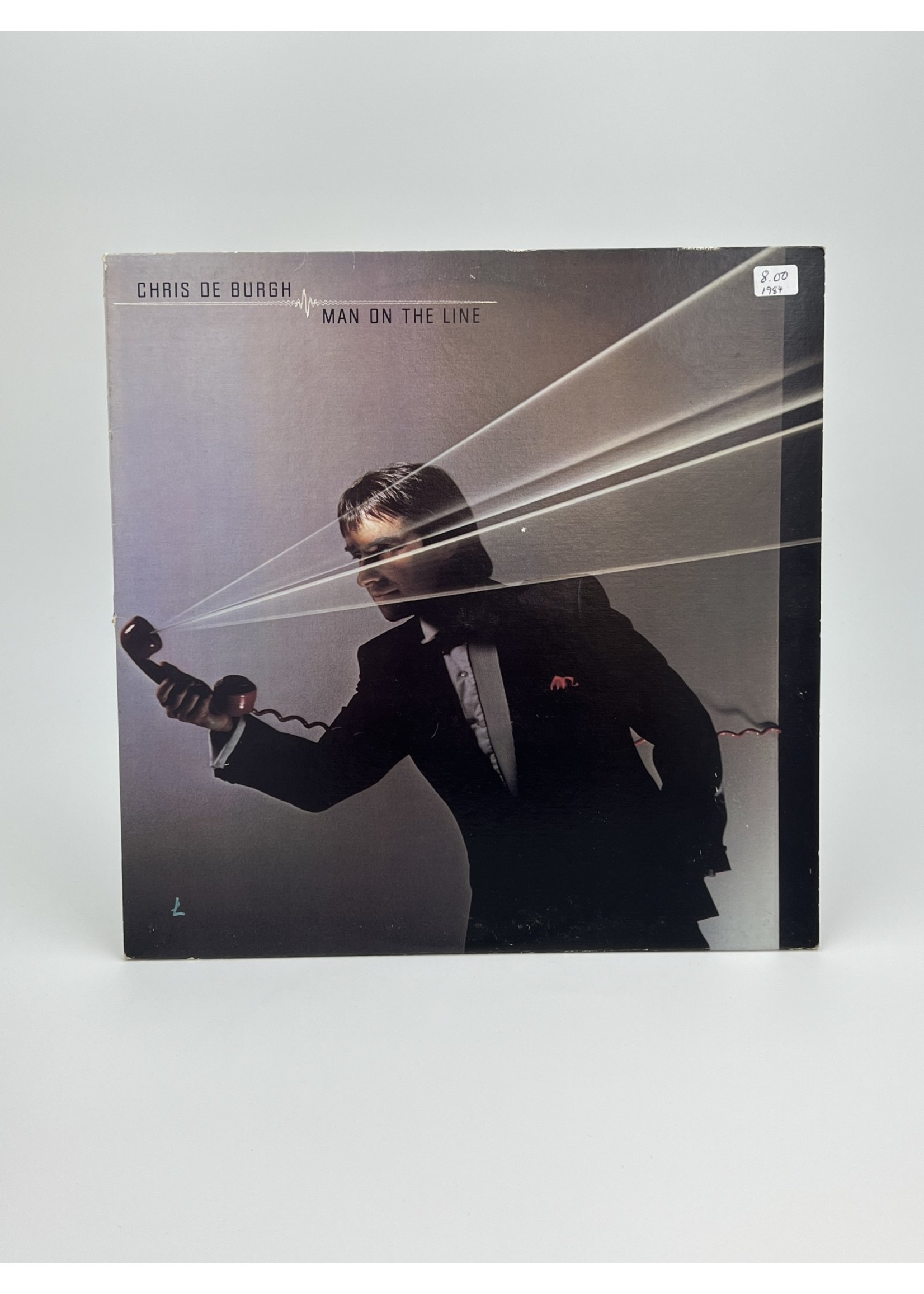 LP Chris De Burgh Man on the Line LP Record