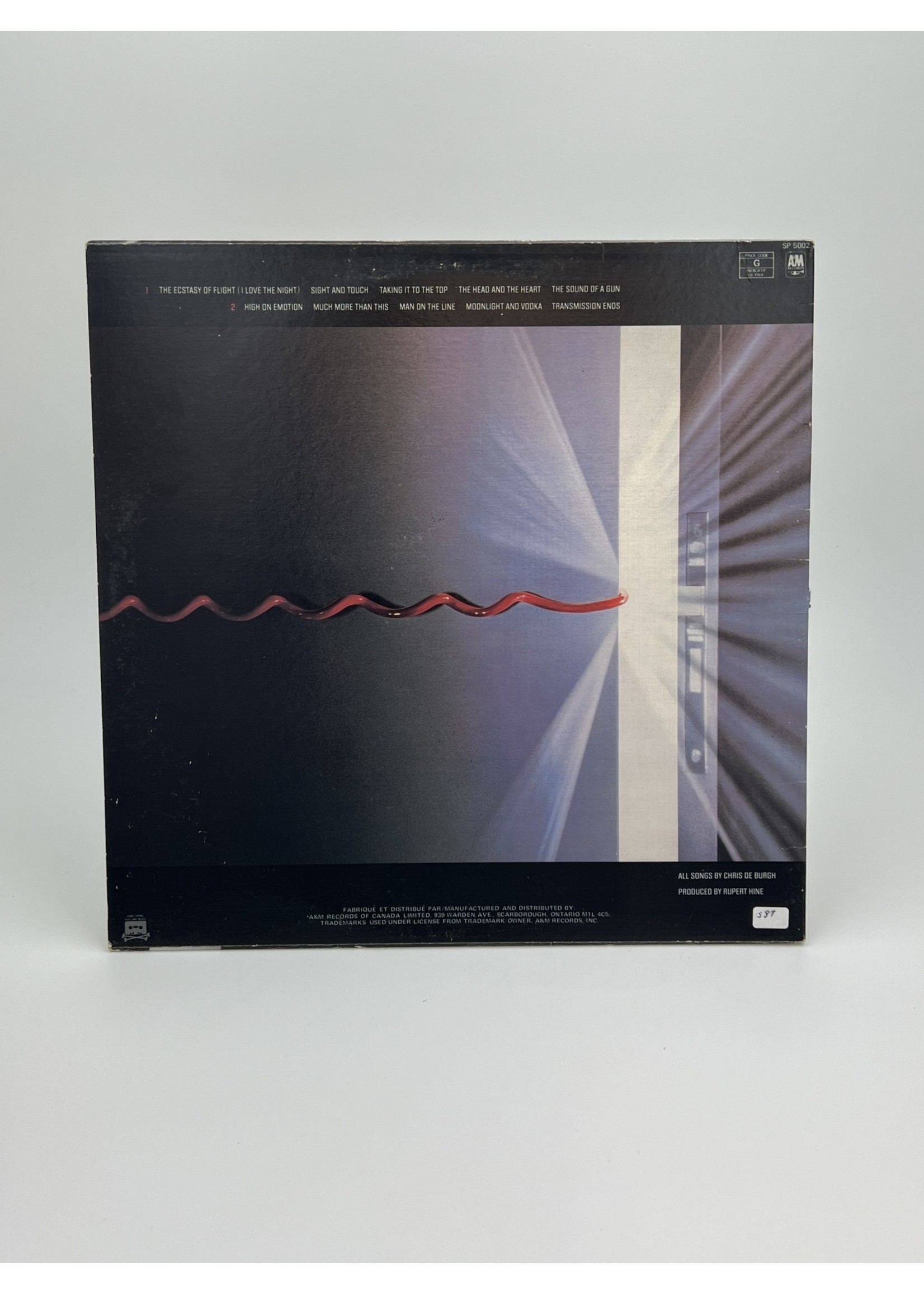 LP Chris De Burgh Man on the Line LP Record