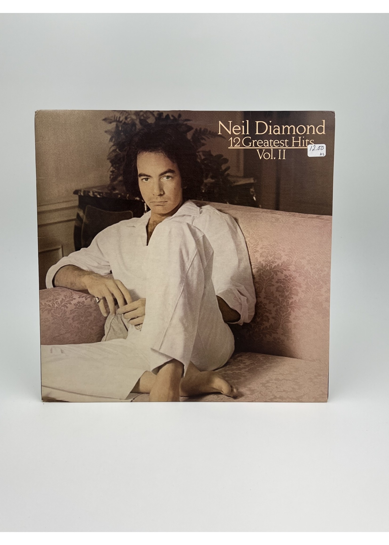 LP Neil Diamond 12 Greatest Hits Volume 2 LP Record