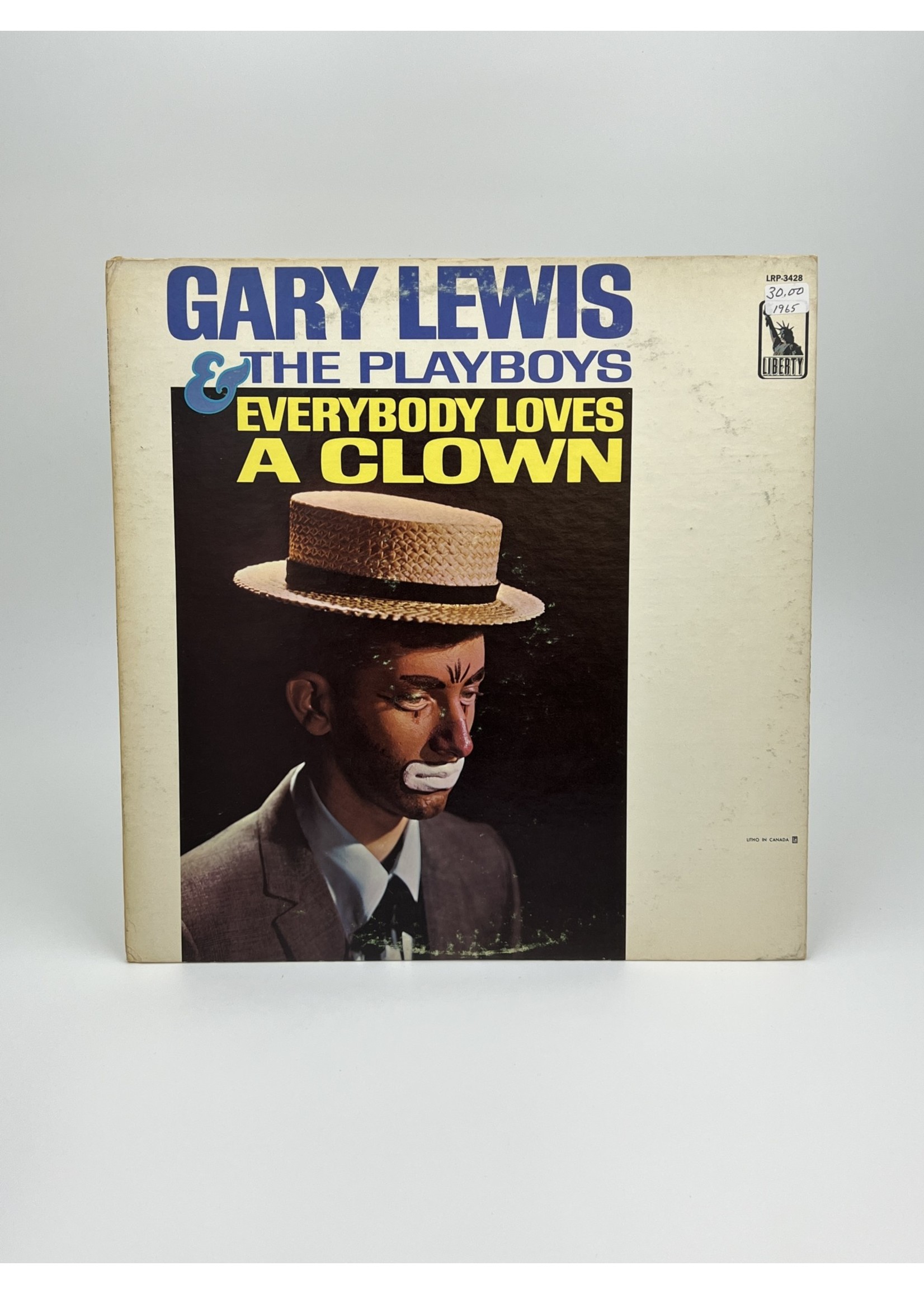 LP Gary Lewis and The Playboys Everybody Loves A Clown LP Record