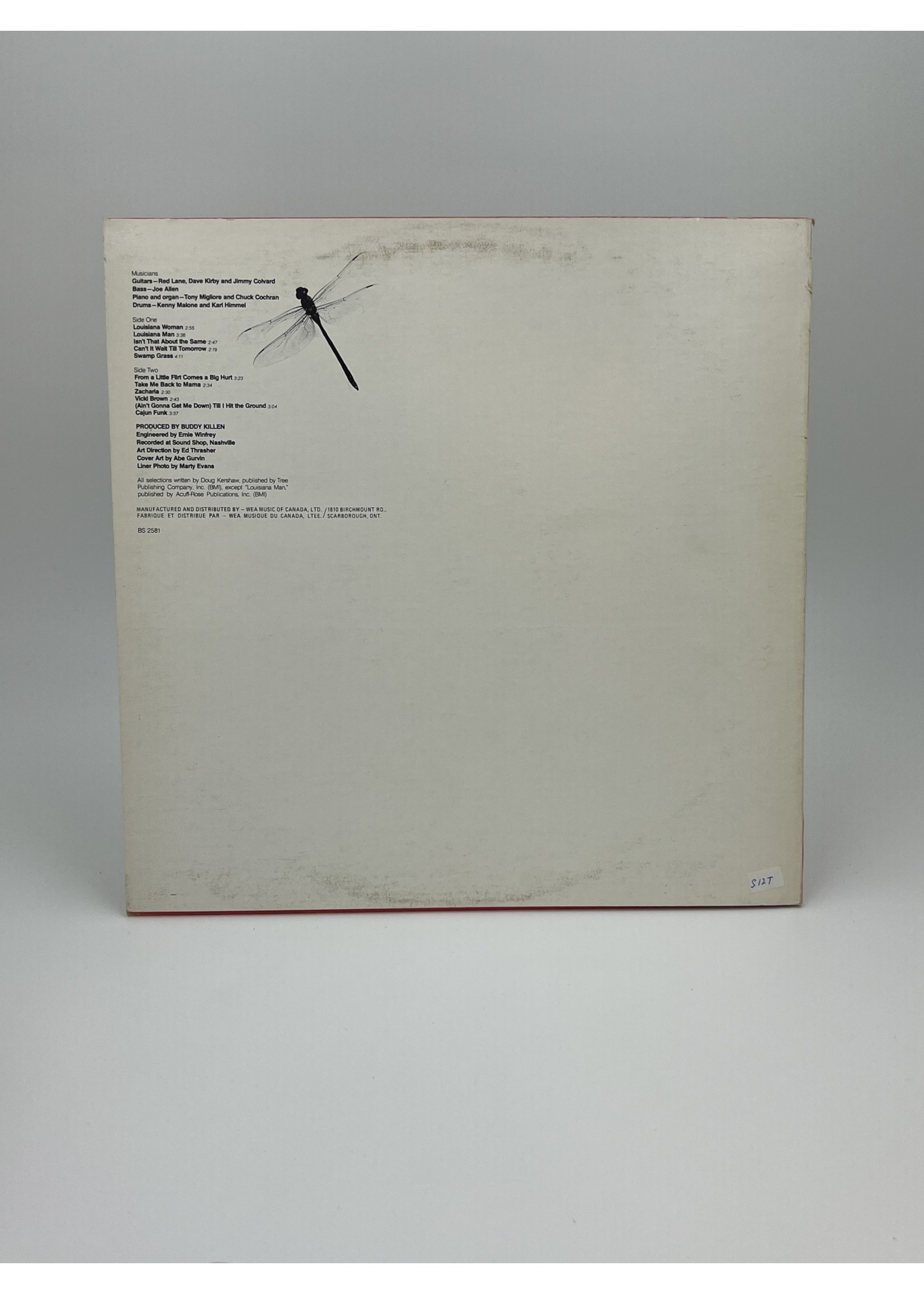 LP Doug Kershaw Swamp Grass LP Record