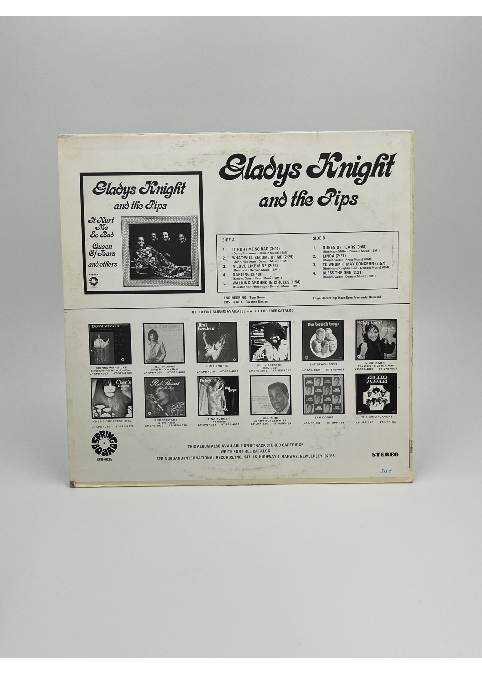 LP Gladys Knight and The Pips Early Hits LP Record