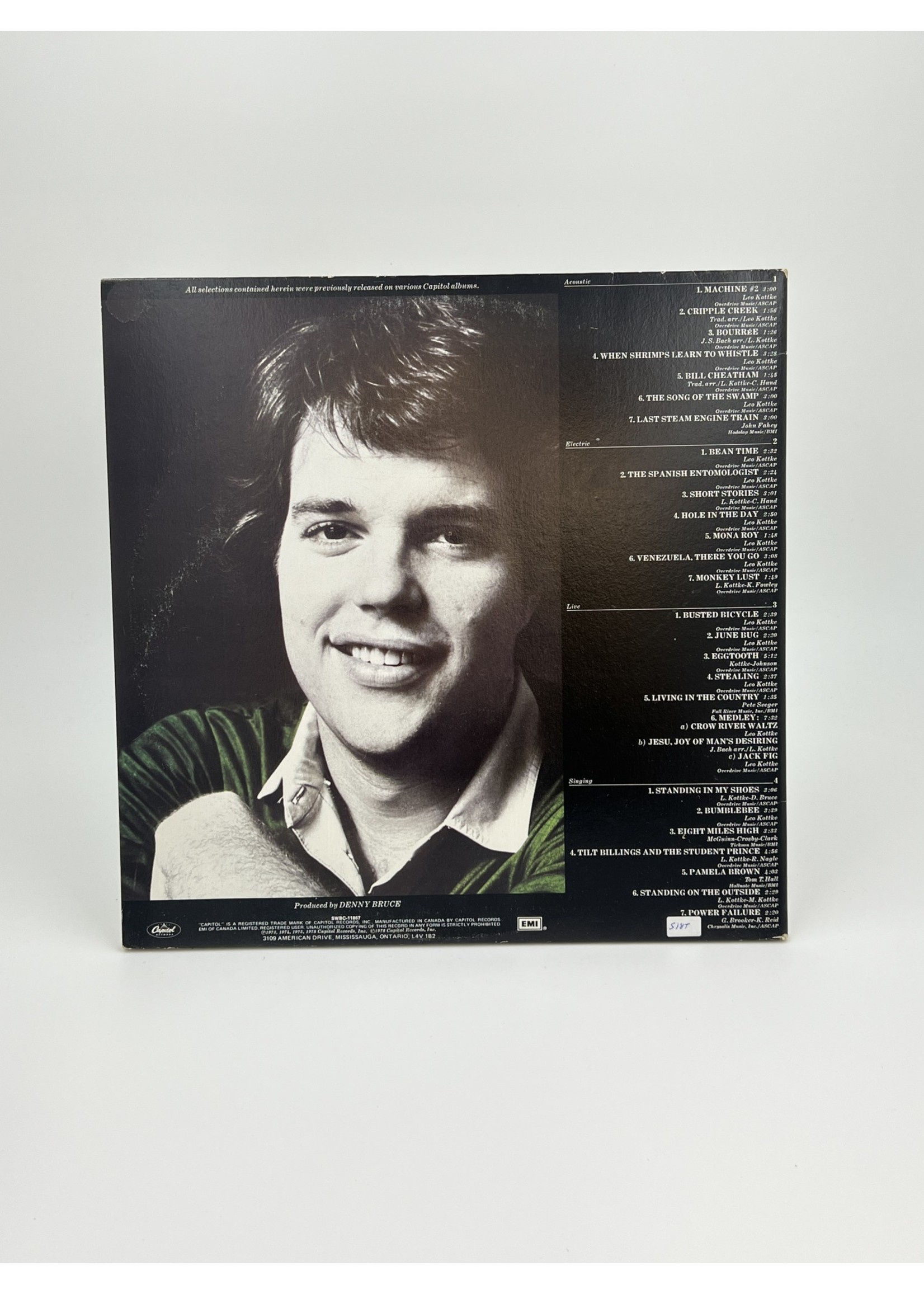 LP Leo Kottke The Best LP Record