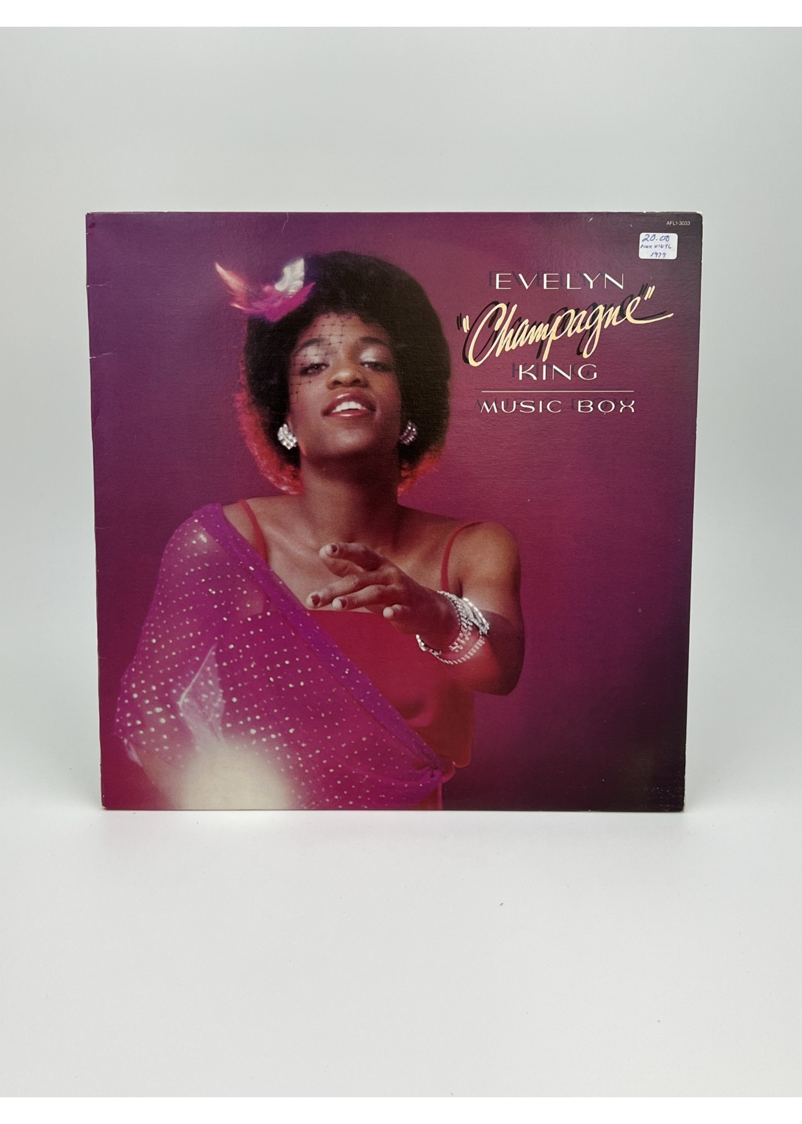 LP Evelyn Champagne King Music Box Pink Vinyl LP Record