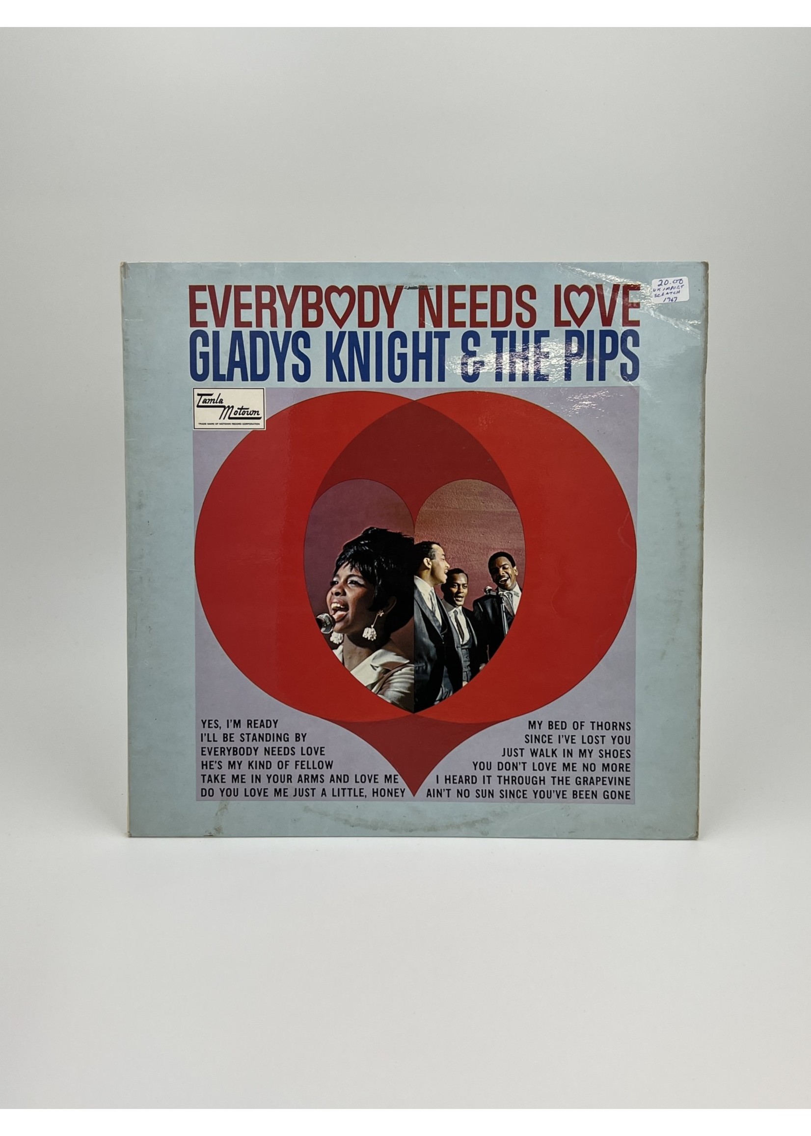 LP Gladys Knight and The Pips Everybody Needs Love LP Record