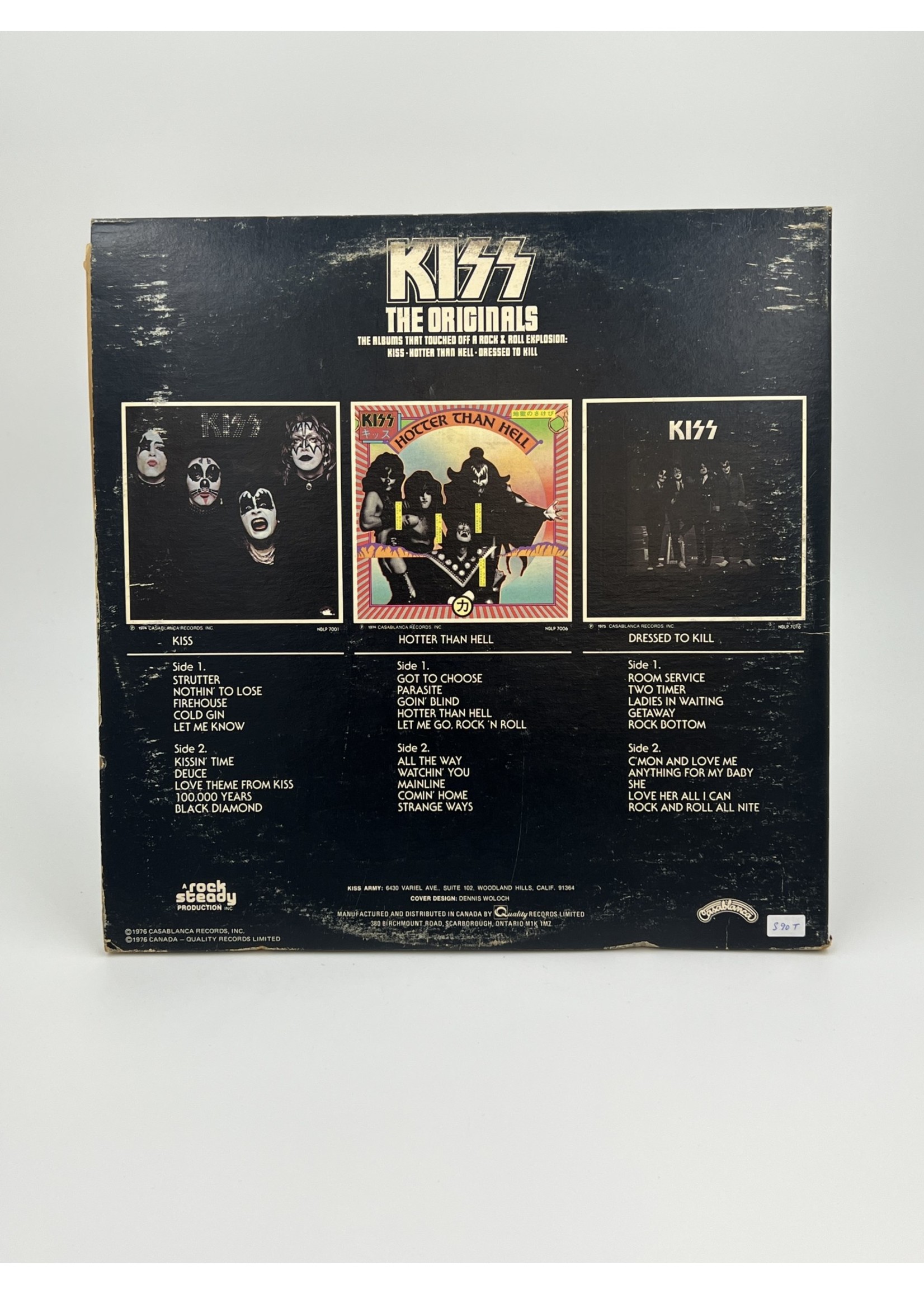 LP Kiss The Originals LP 3 Record