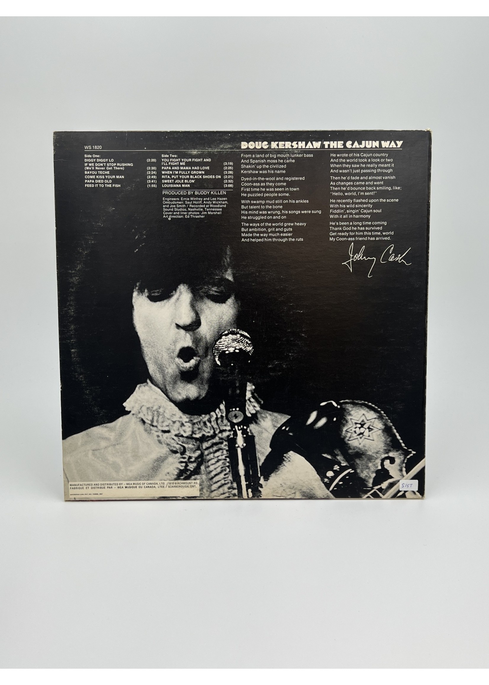 LP Doug Kershaw The Cajun Way LP Record