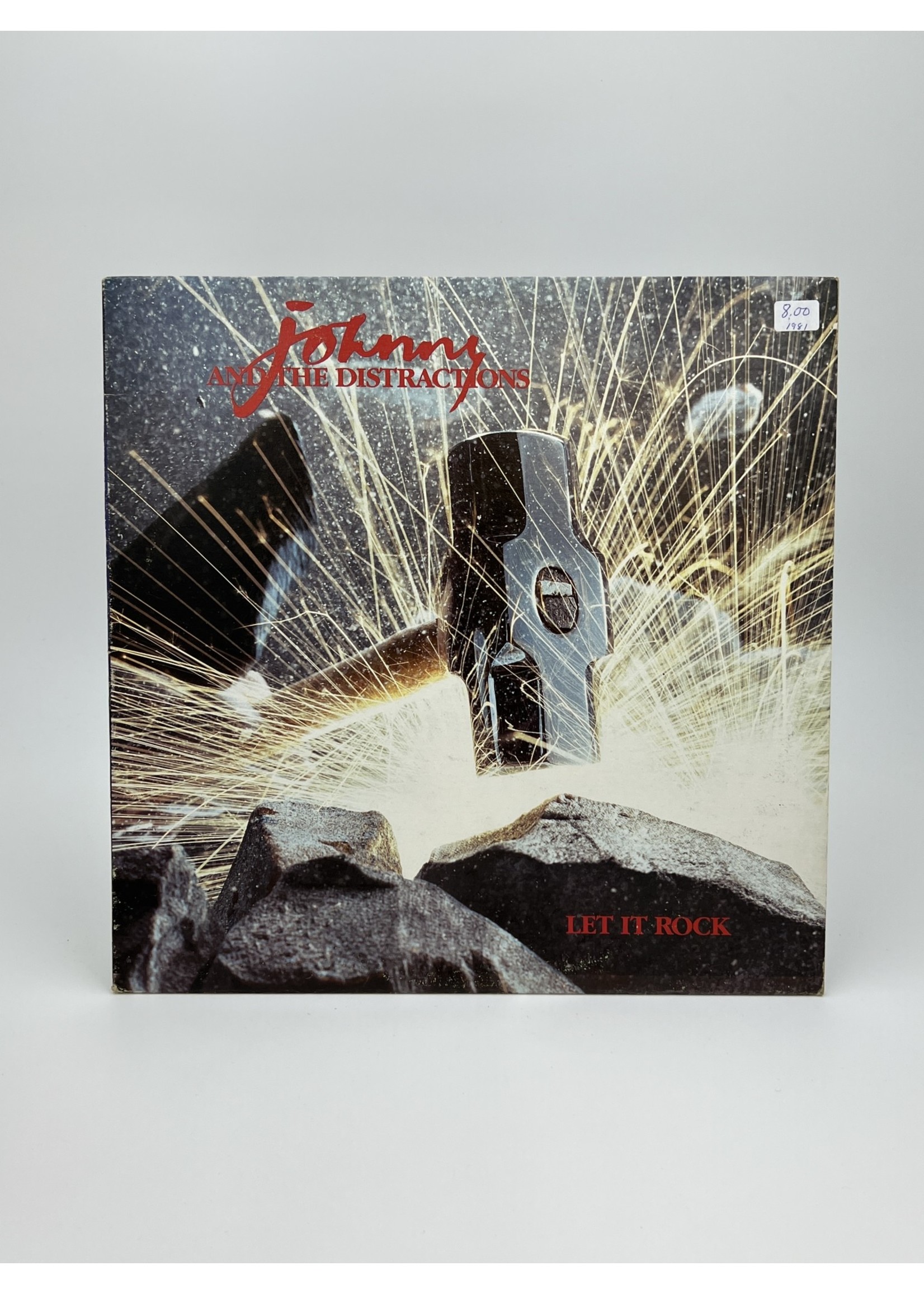 LP Johnny and The Distractions Let it Rock LP Record