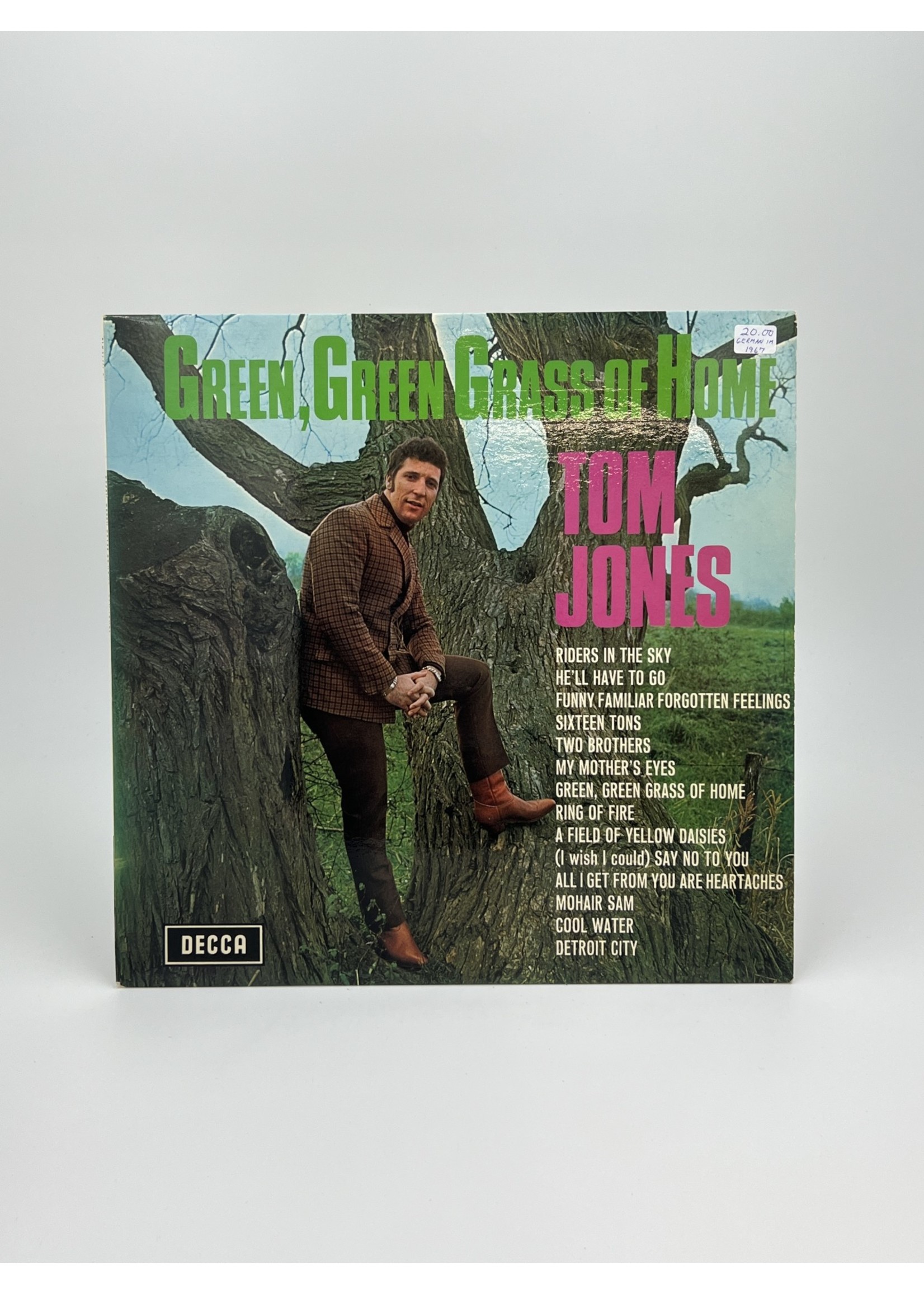 LP Tom Jones Green Green Grass of Home LP Record